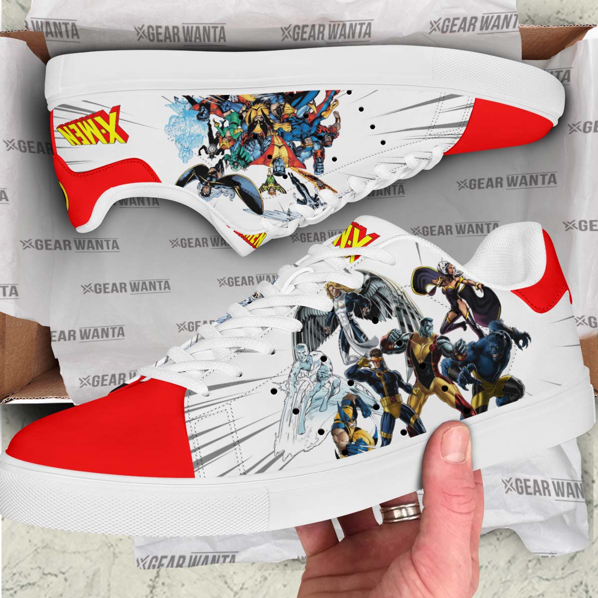 X-men Team Skate Shoes Custom For Fans
