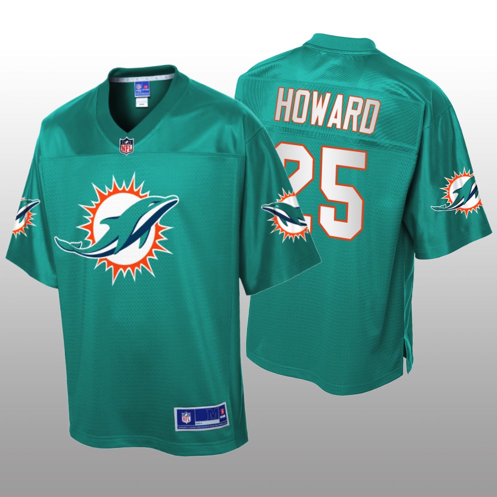 Xavien Howard Miami Dolphins Pro Line Aqua Icon Jersey