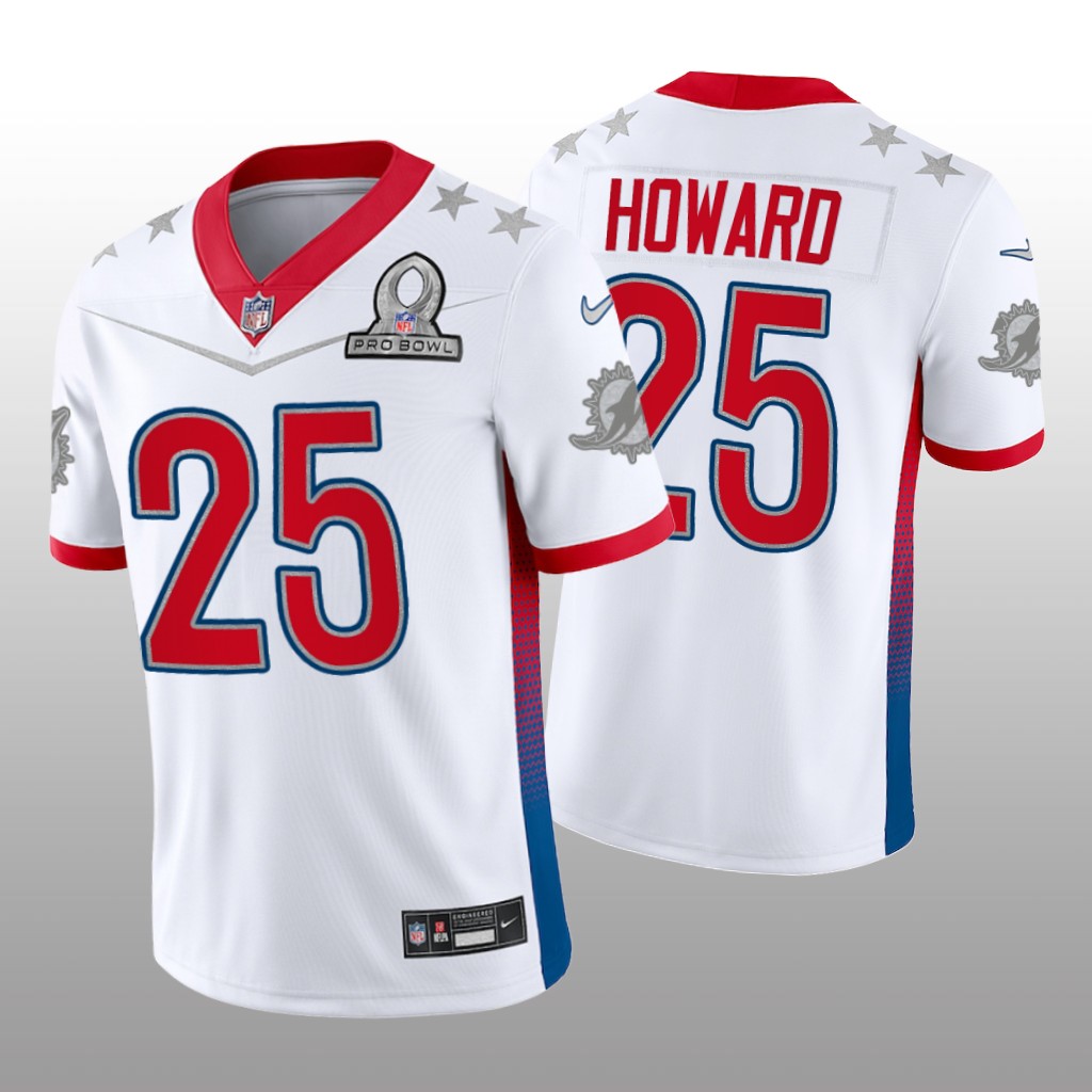 Xavien Howard White Game Jersey 2022 AFC Pro Bowl - Men's