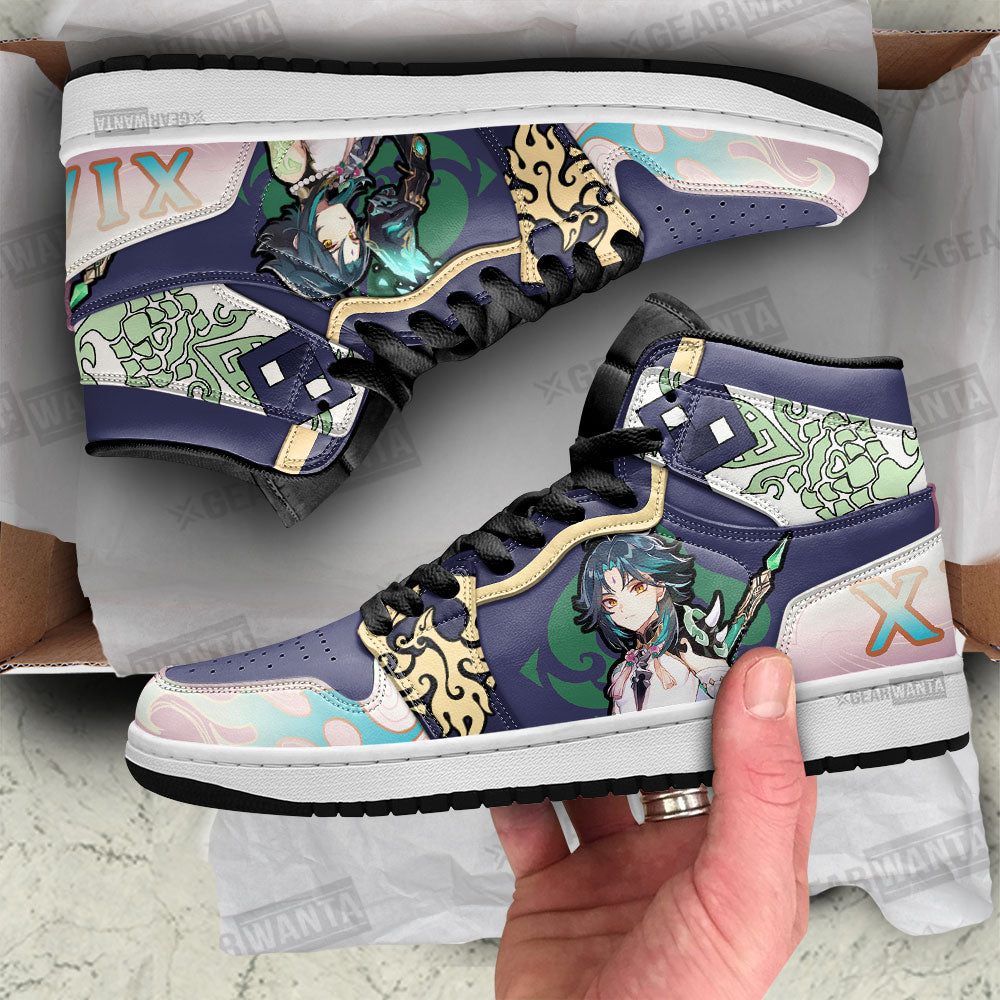 Xiao Genshin Impact J1 Shoes For Fans Sneakers, Air Jordan Hightop