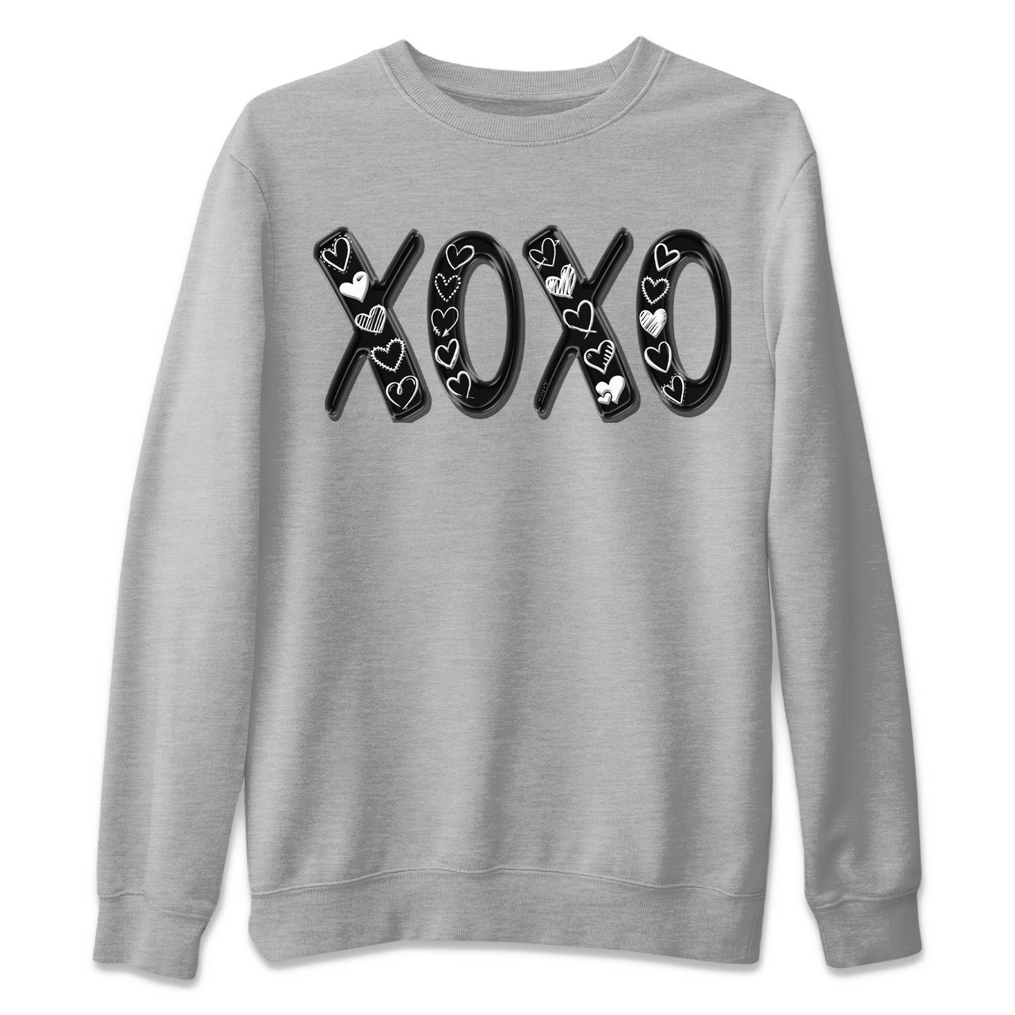 XOXO Unisex Sweater – Air Jordan 1 Black White, Sneakers Matching Sweater
