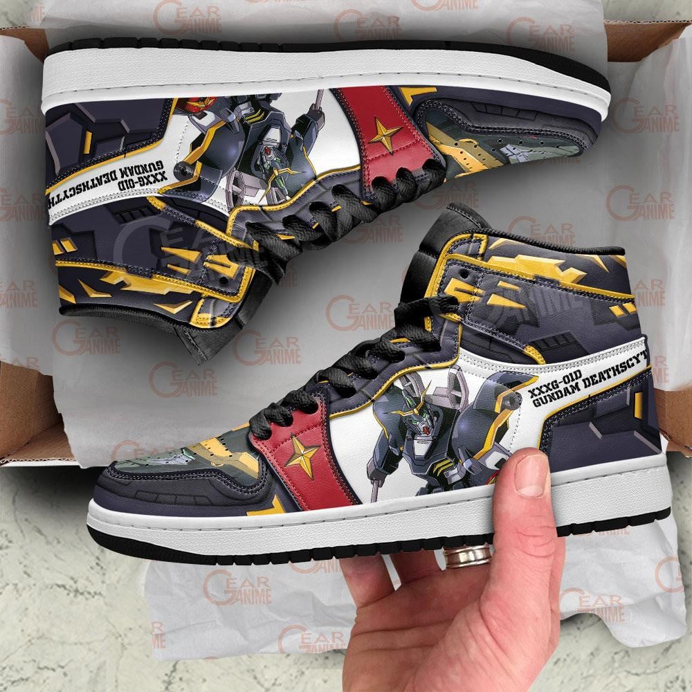 XXXG-01D Gundam Deathscythe JD Sneakers, Air Jordan Hightop