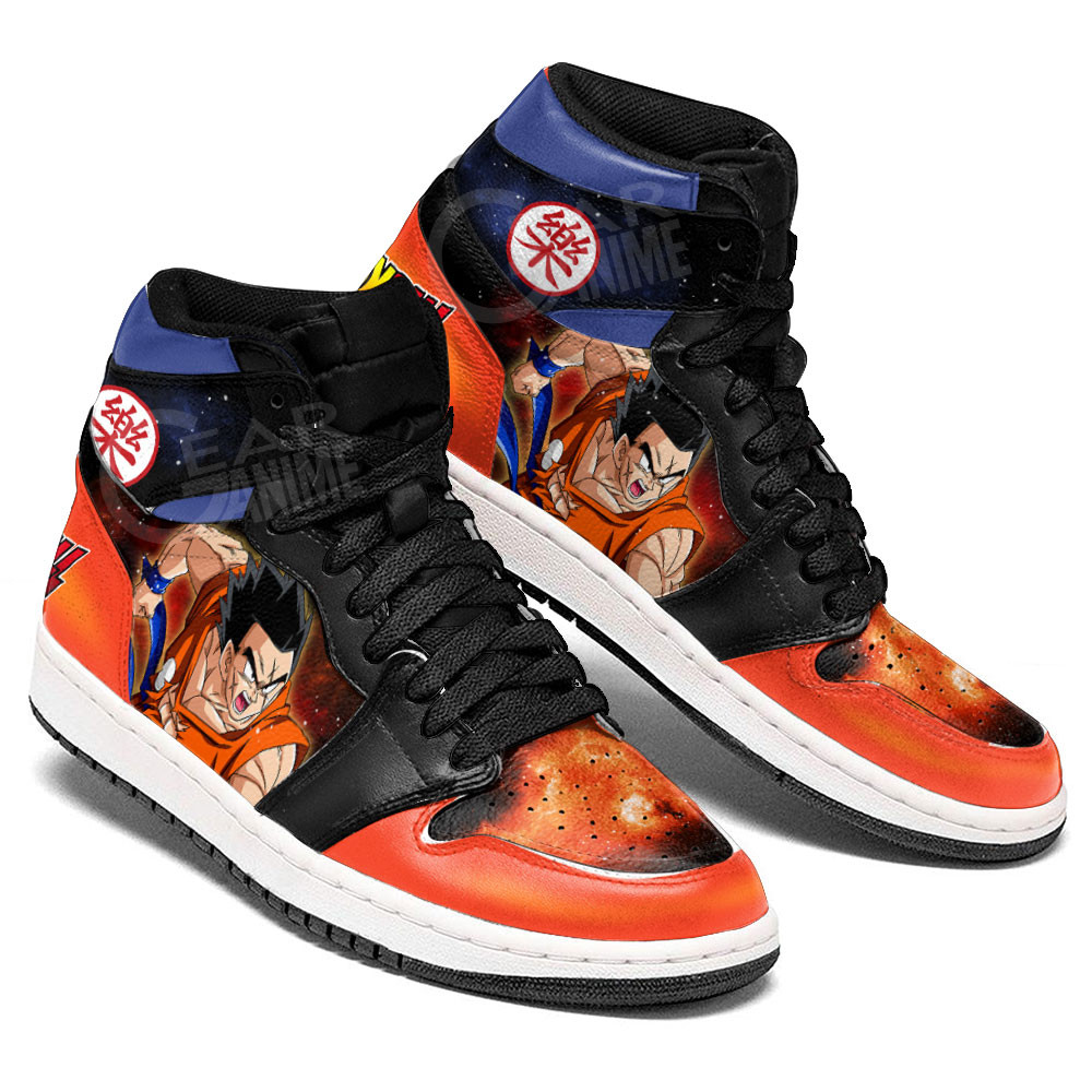 Yamcha JD1s Sneakers Dragon Ball Anime Shoes Mix Galaxy, Air Jordan Hightop