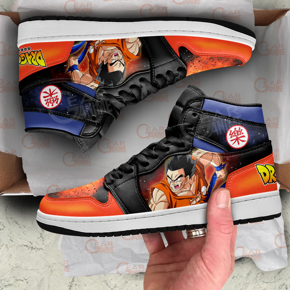 Yamcha JD1s Sneakers Dragon Ball Anime Shoes Mix Galaxy, Air Jordan Hightop