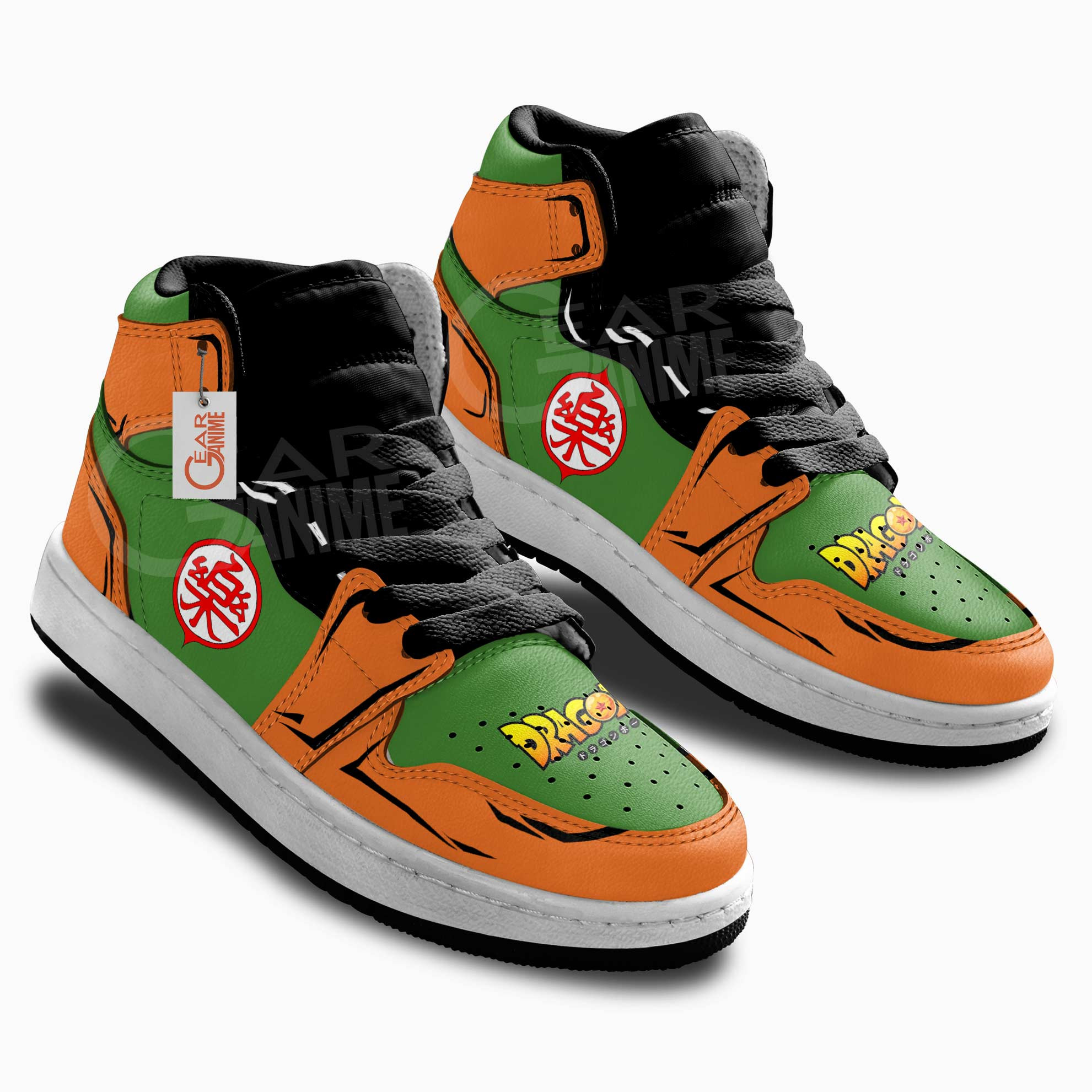 Yamcha Symbol Kids Sneakers Custom Anime Kids Shoes