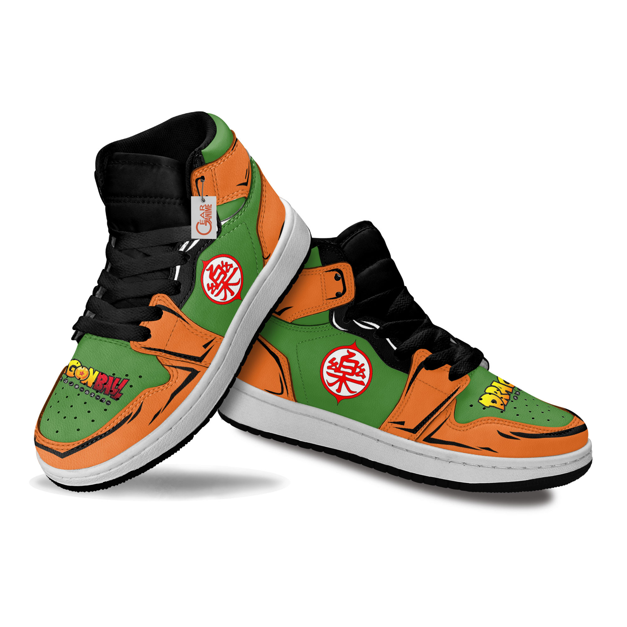 Yamcha Symbol Kids Sneakers Custom Anime Kids Shoes