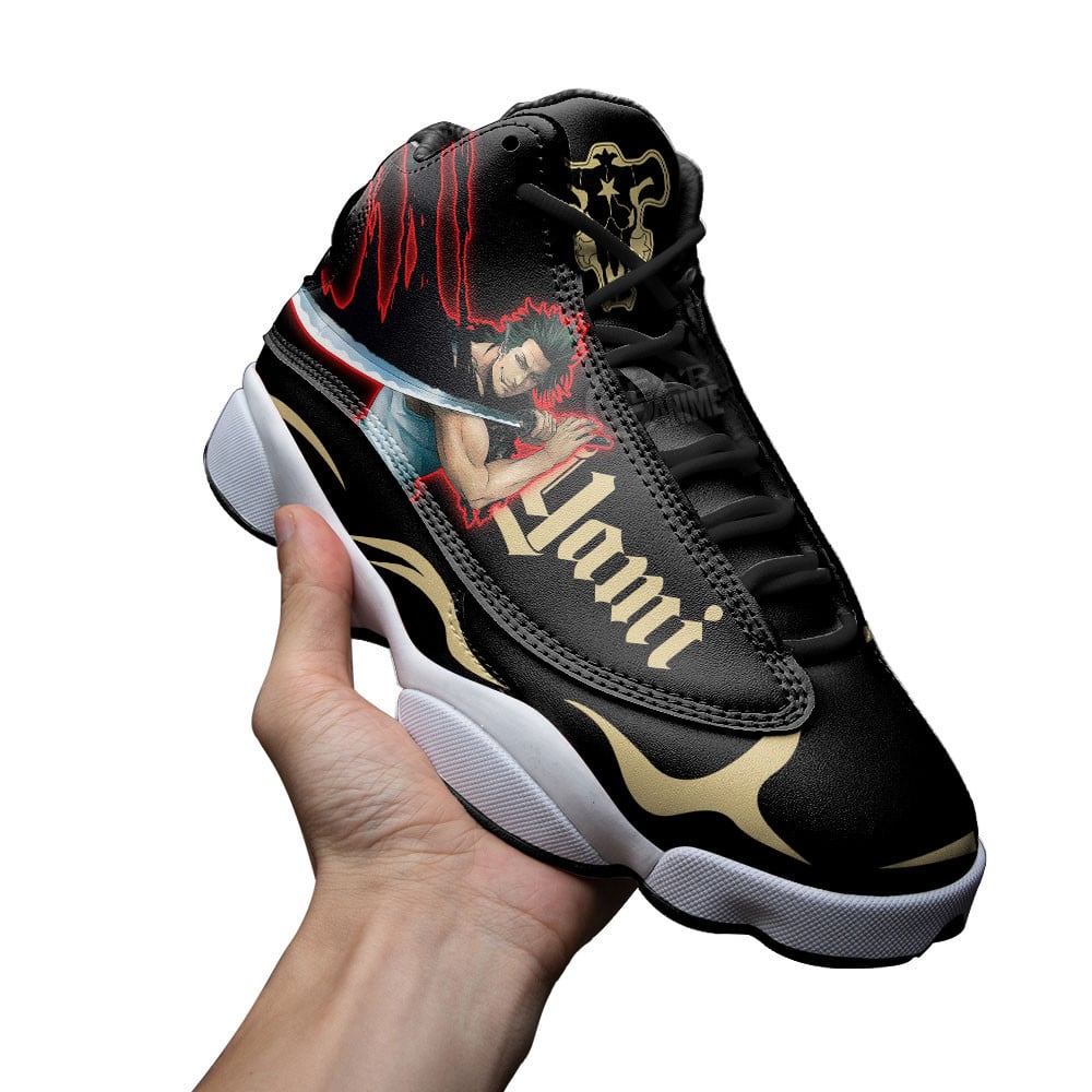 Yami Sukehiro JD13 Sneakers Black Clover Custom Anime Shoes