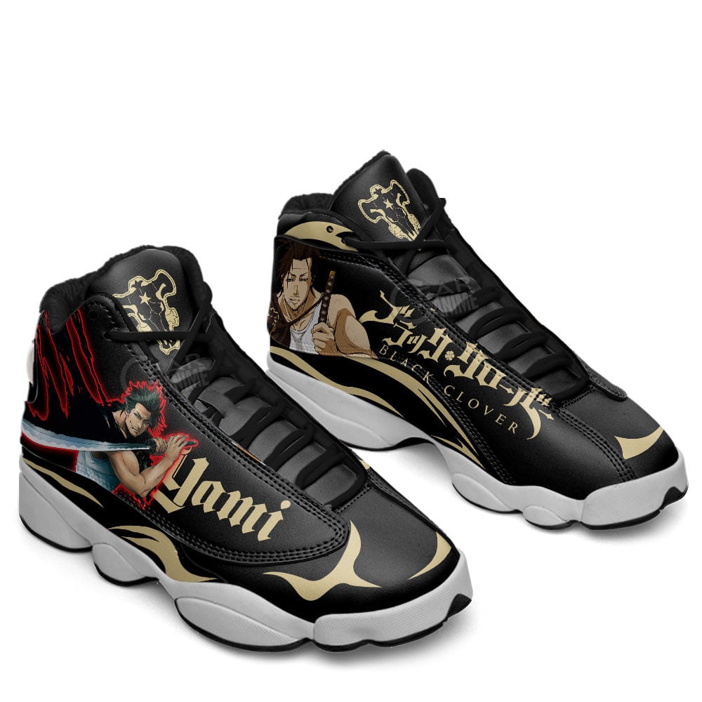 Yami Sukehiro JD13 Sneakers Black Clover Custom Anime Shoes