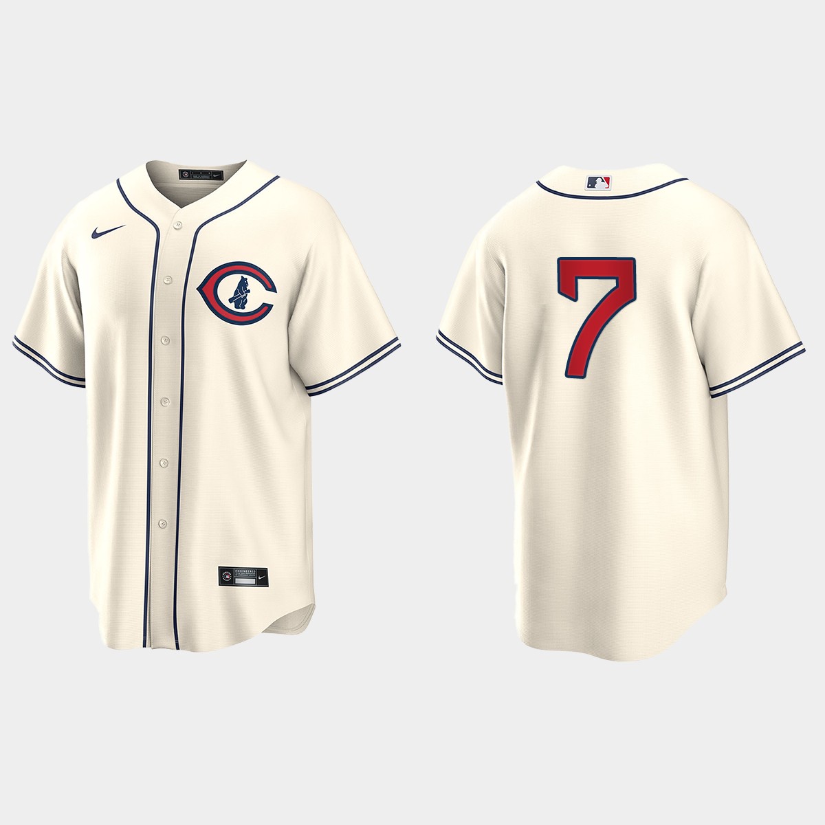 Yan Gomes Chicago Cubs 2022 Field of Dreams Jersey - Cream