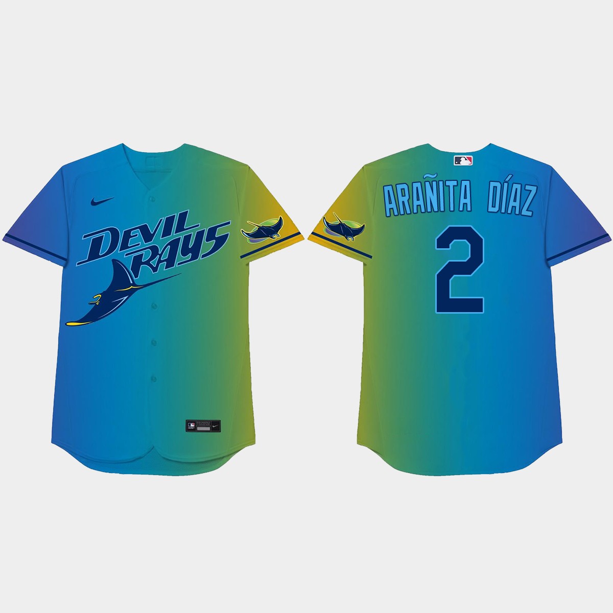 Yandy Diaz 2021 Players' Weekend Aranita Diaz Nickname Jersey - Blue