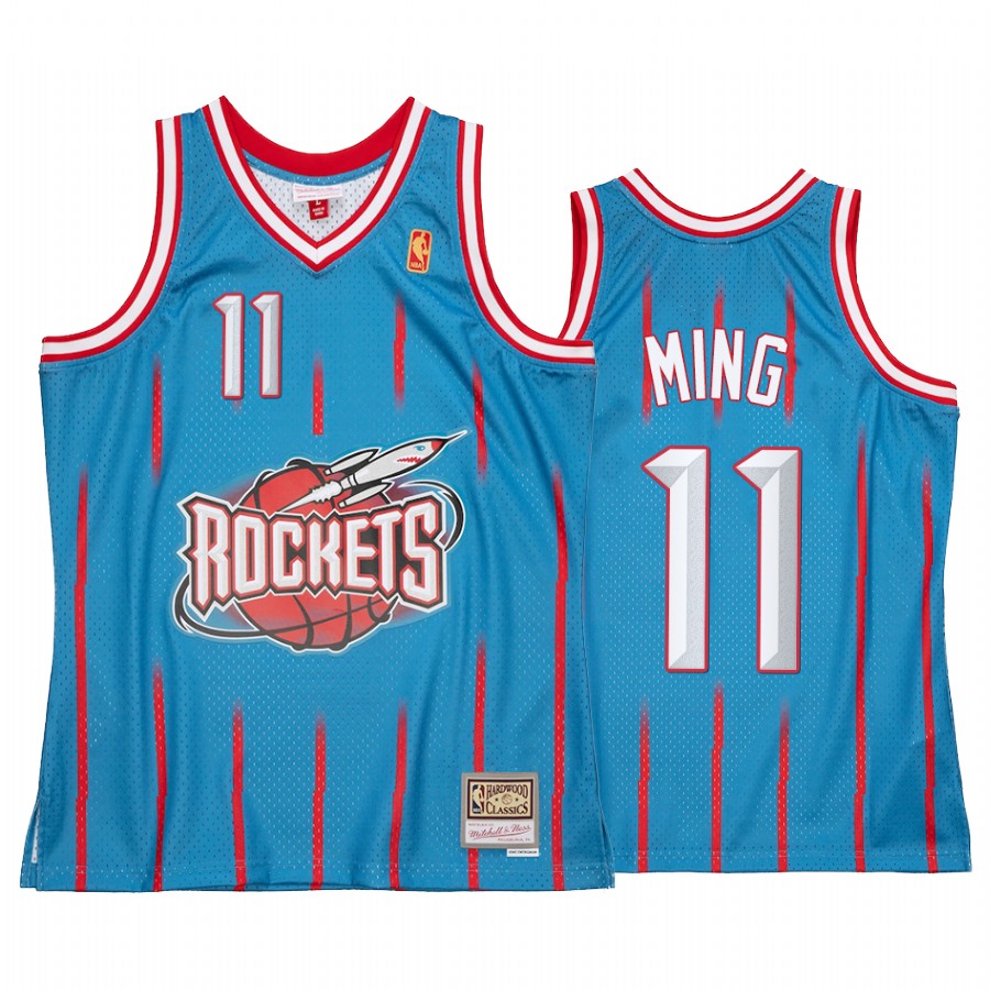 Yao Ming #11 Houston Rockets Reload 2.0 Jersey Blue