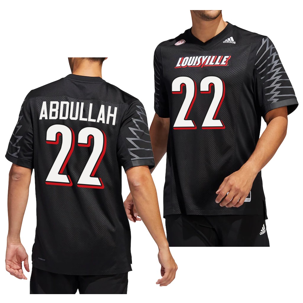 Yasir Abdullah Louisville Cardinals #22 Black Jersey 2022-23 Premier Men's Uniform