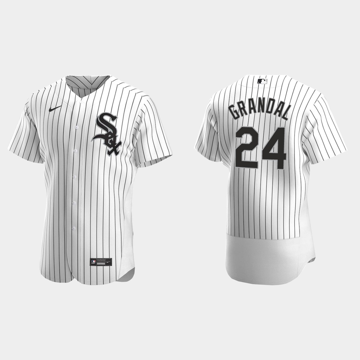 Yasmani Grandal #24 Chicago White Sox Home Jersey - White