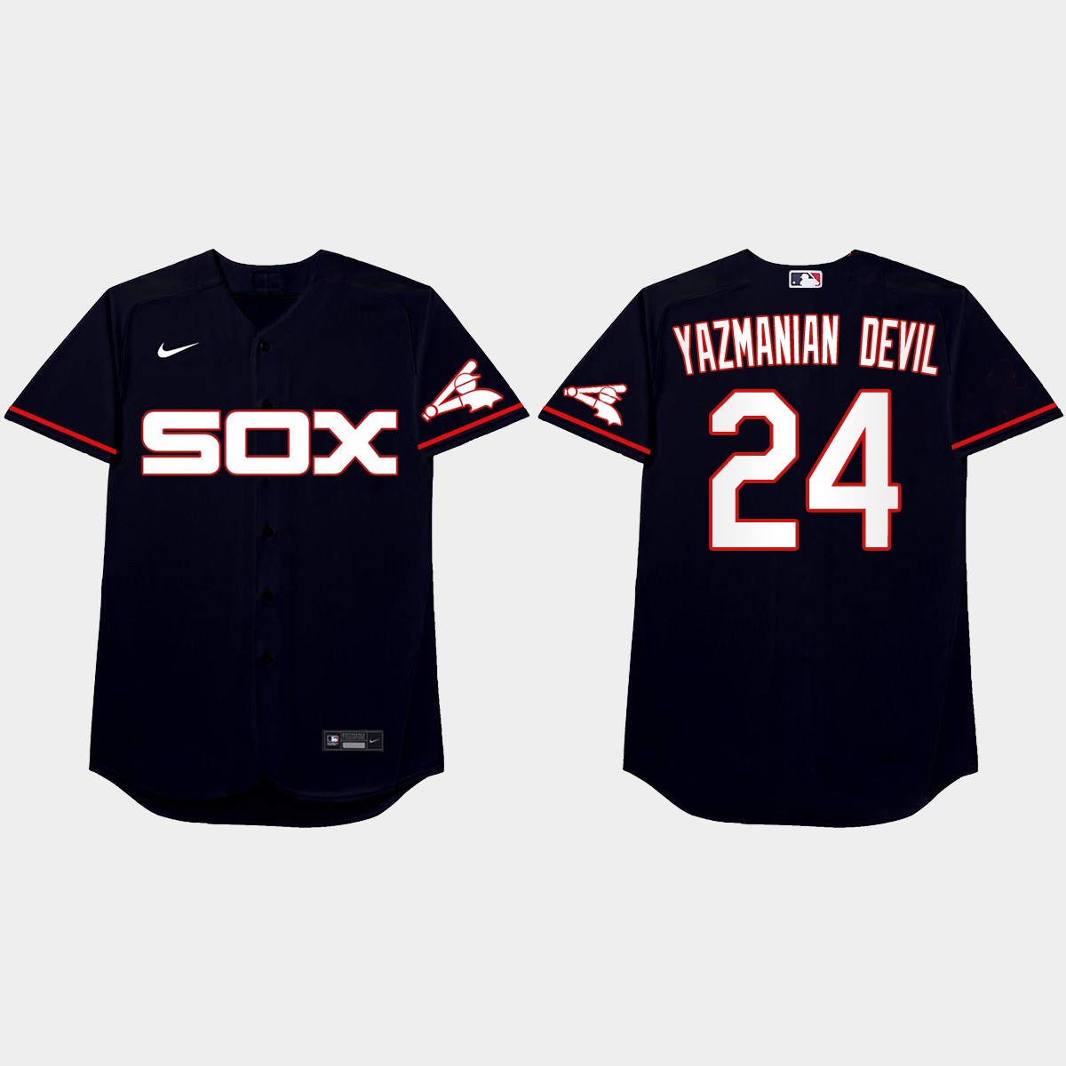 Yasmani Grandal 2021 Players' Weekend Yazmanian Devil Nickname Jersey - Navy