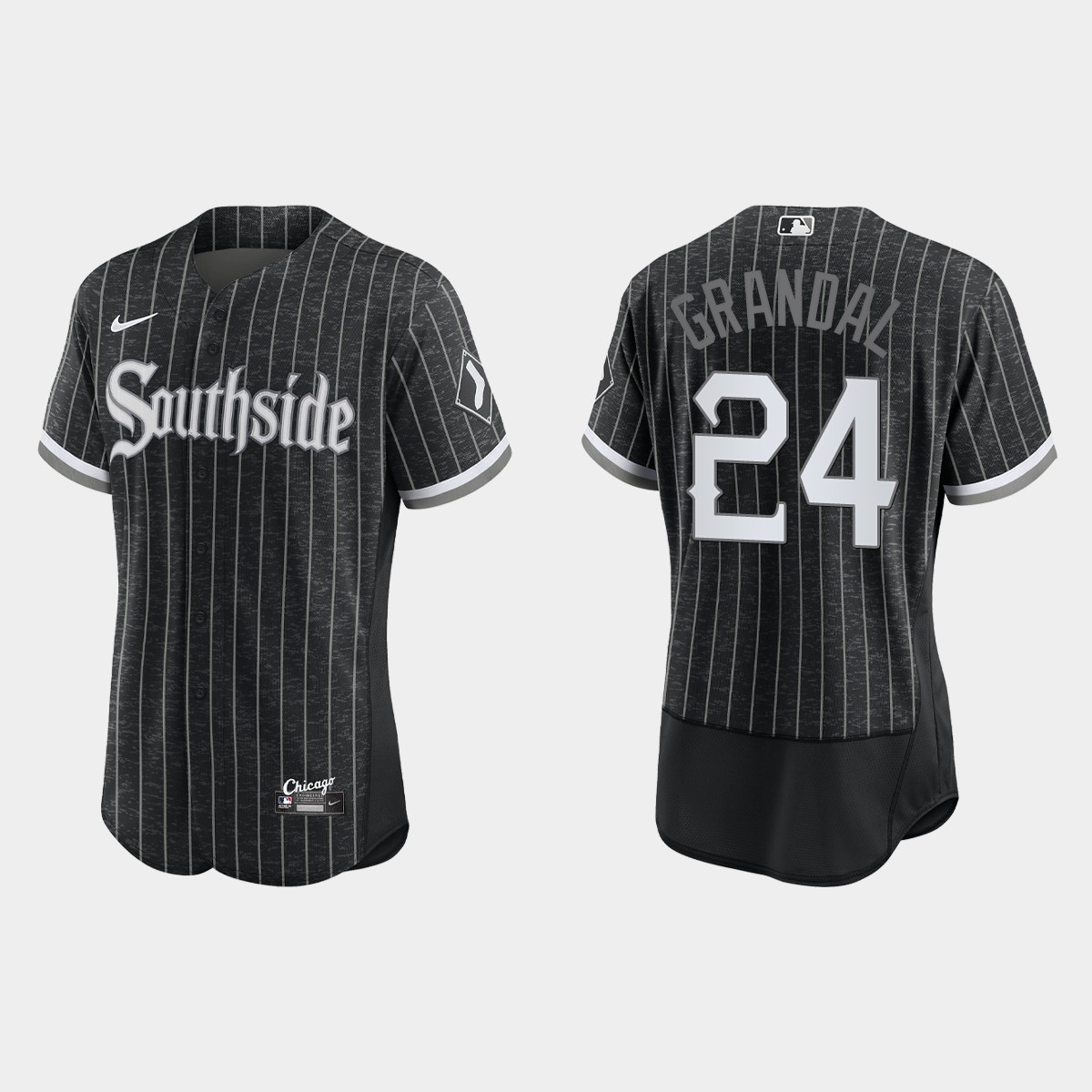 Yasmani Grandal Chicago White Sox 2021 City Connect Jersey - Black