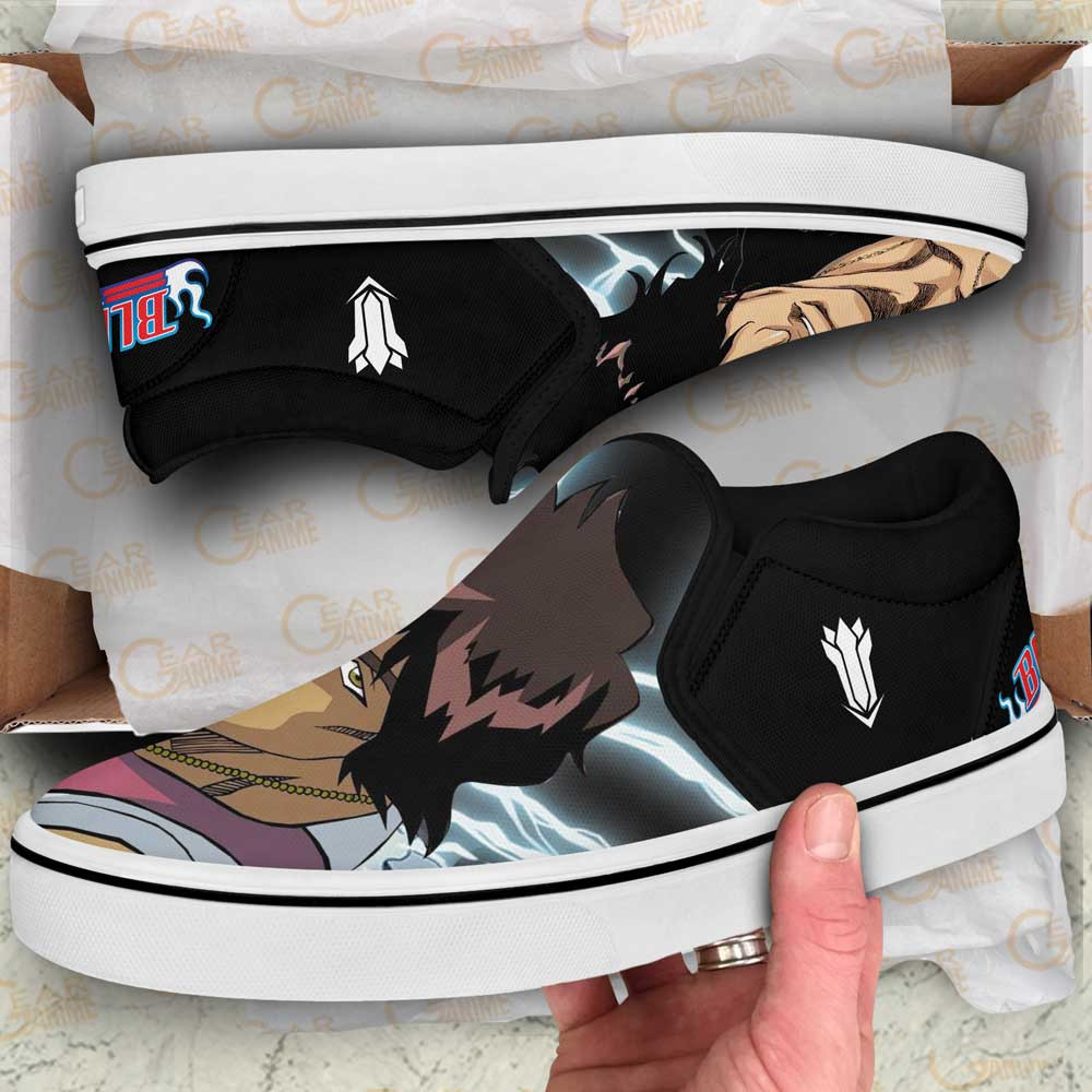 Yasutora Sado Chad Slip-On Shoes Canvas Custom Anime Bleach Shoes
