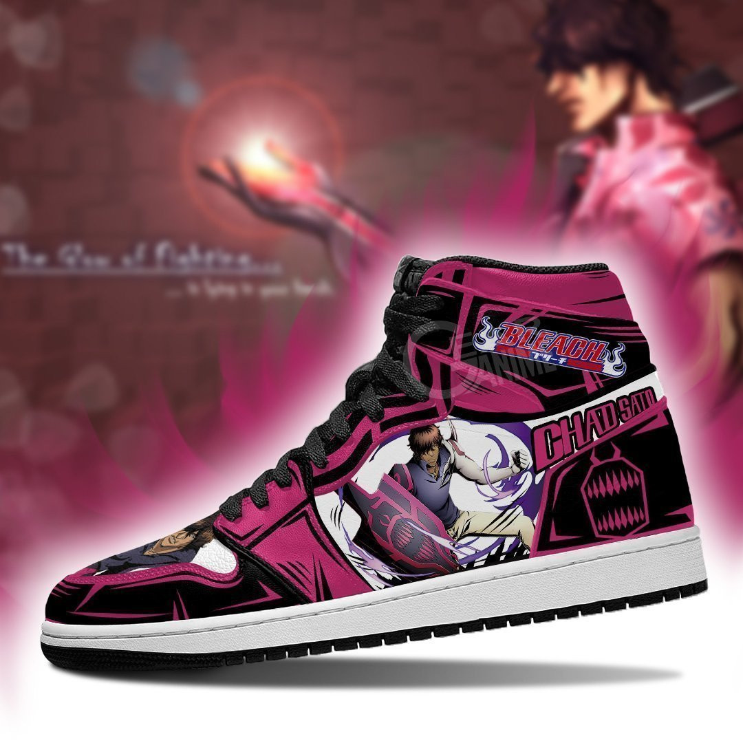 Yasutora Sado JD1s Sneakers Bleach Anime Shoes Fan Gifts Idea, Air Jordan Hightop