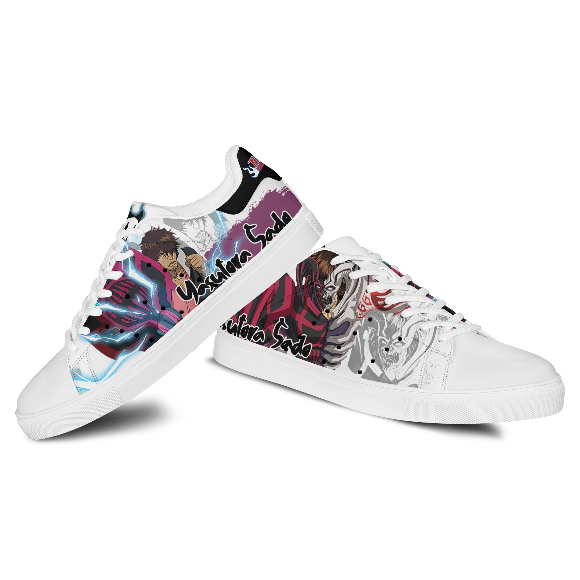 Yasutora Sado Skate Sneakers Custom Anime Bleach Shoes