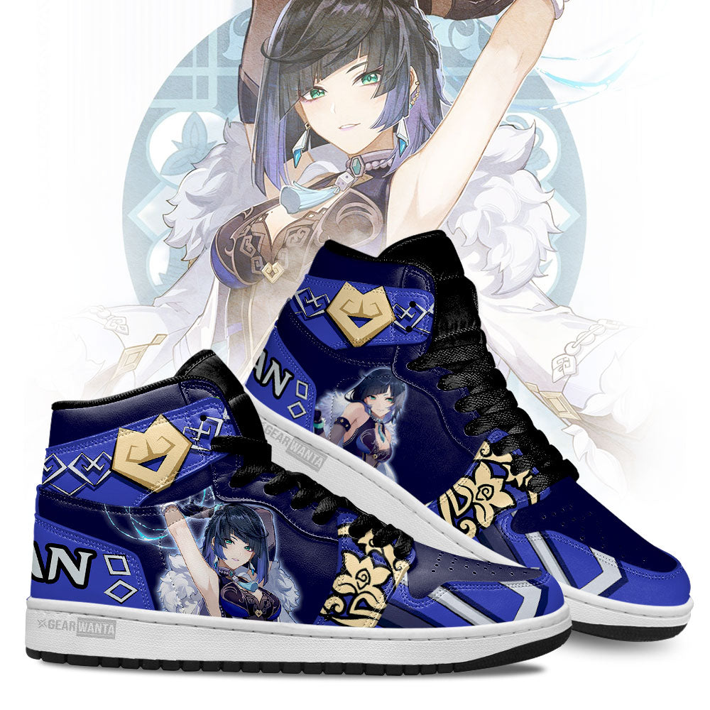 Yelan Genshin Impact J1 Shoes For Fans Sneakers, Air Jordan Hightop