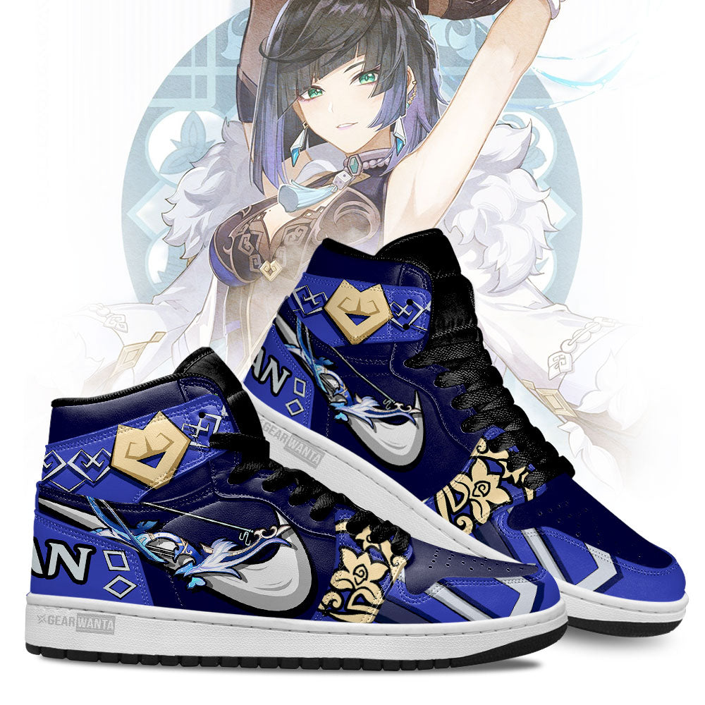 Yelan Sw Genshin Impact J1 Shoes For Fans Sneakers, Air Jordan Hightop