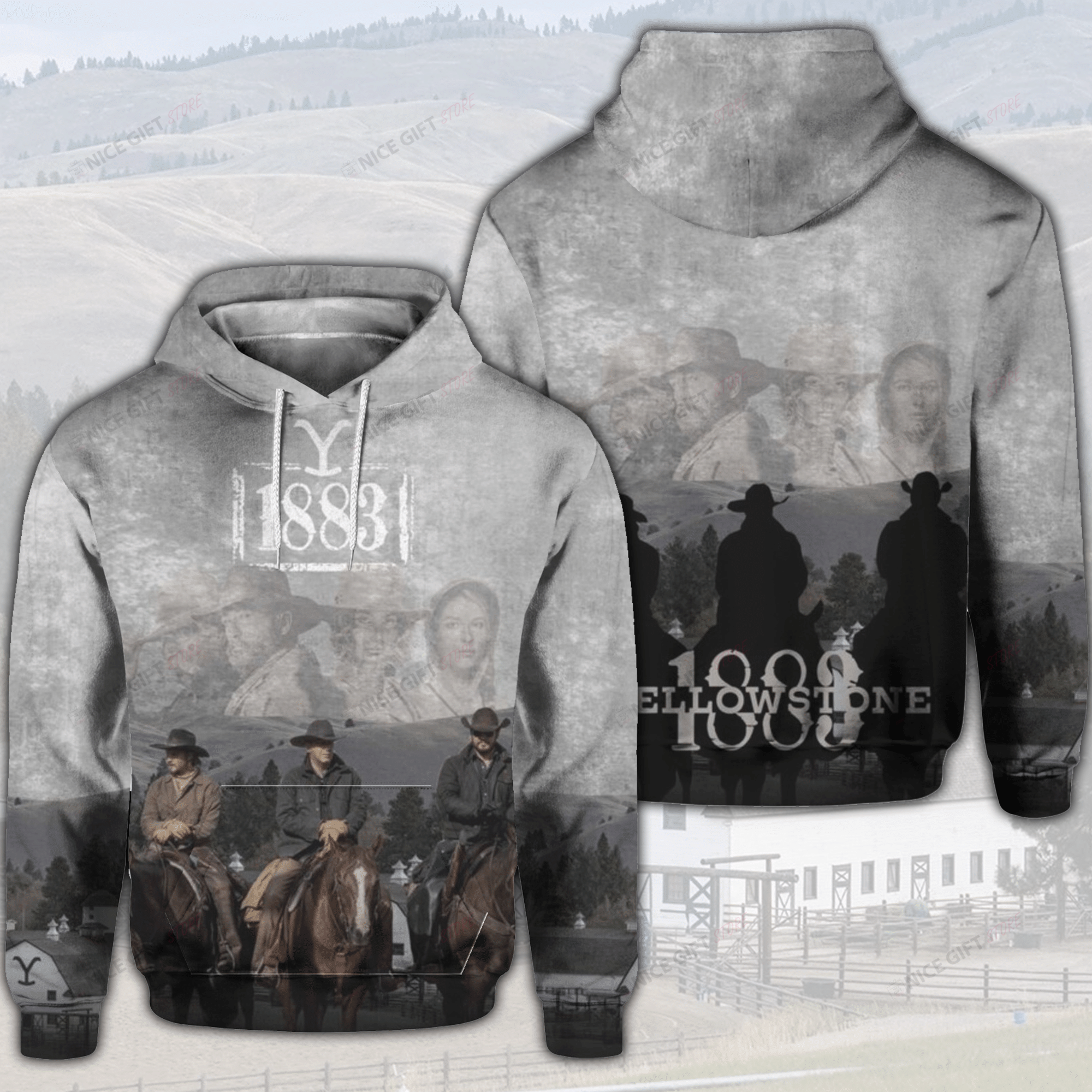 Yellowstone 1883 3D Hoodie Gift For Fans