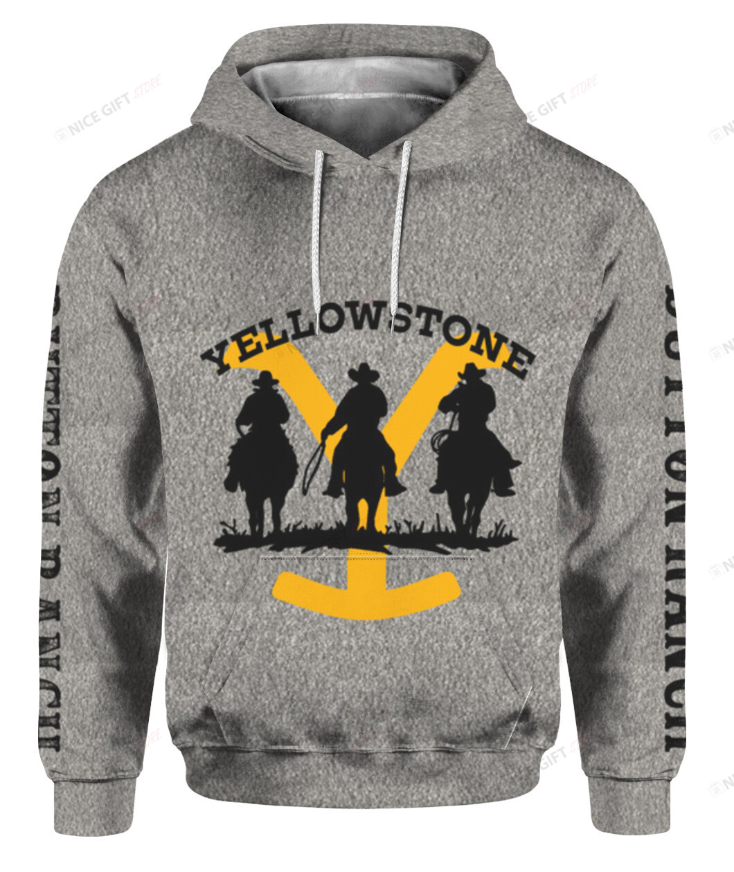 Yellowstone Dutton Ranch 3D Hoodie Gift For Fans