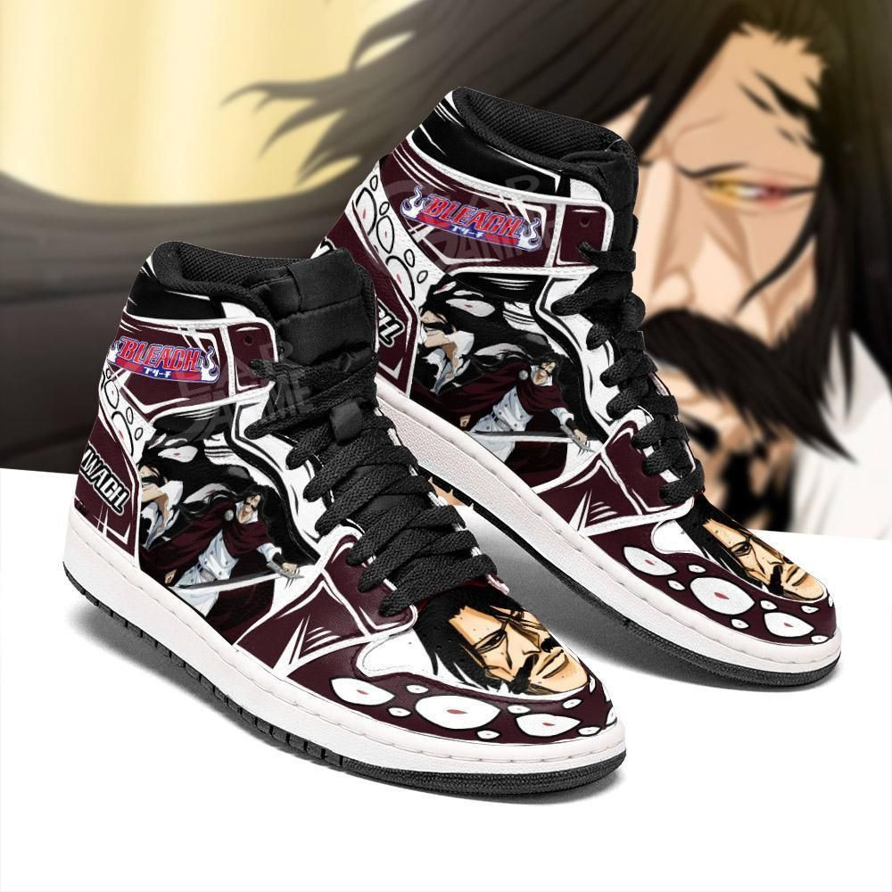 Yhwach Bleach Anime 1 High Top Air Jordan Sneaker, Air Jordan Hightop