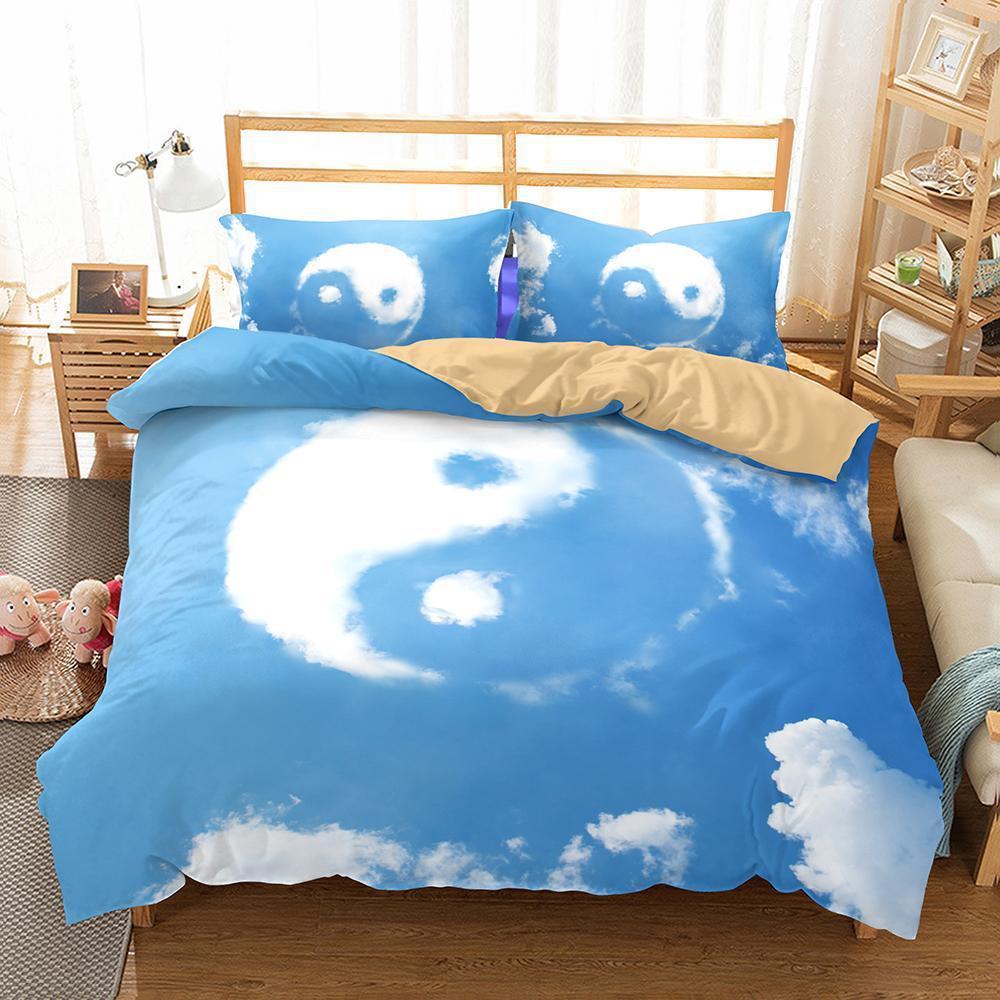 Yin And Yang Taiji Theme Printing Home Decoration Cover Quilt Covers 3D Customized Duvet Cover Bedding Set