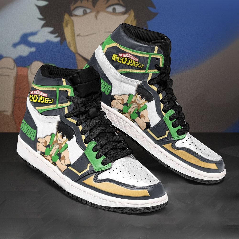 Yo Shindo My Hero Academia anime High Top Air Jordan Sneaker, Air Jordan Hightop