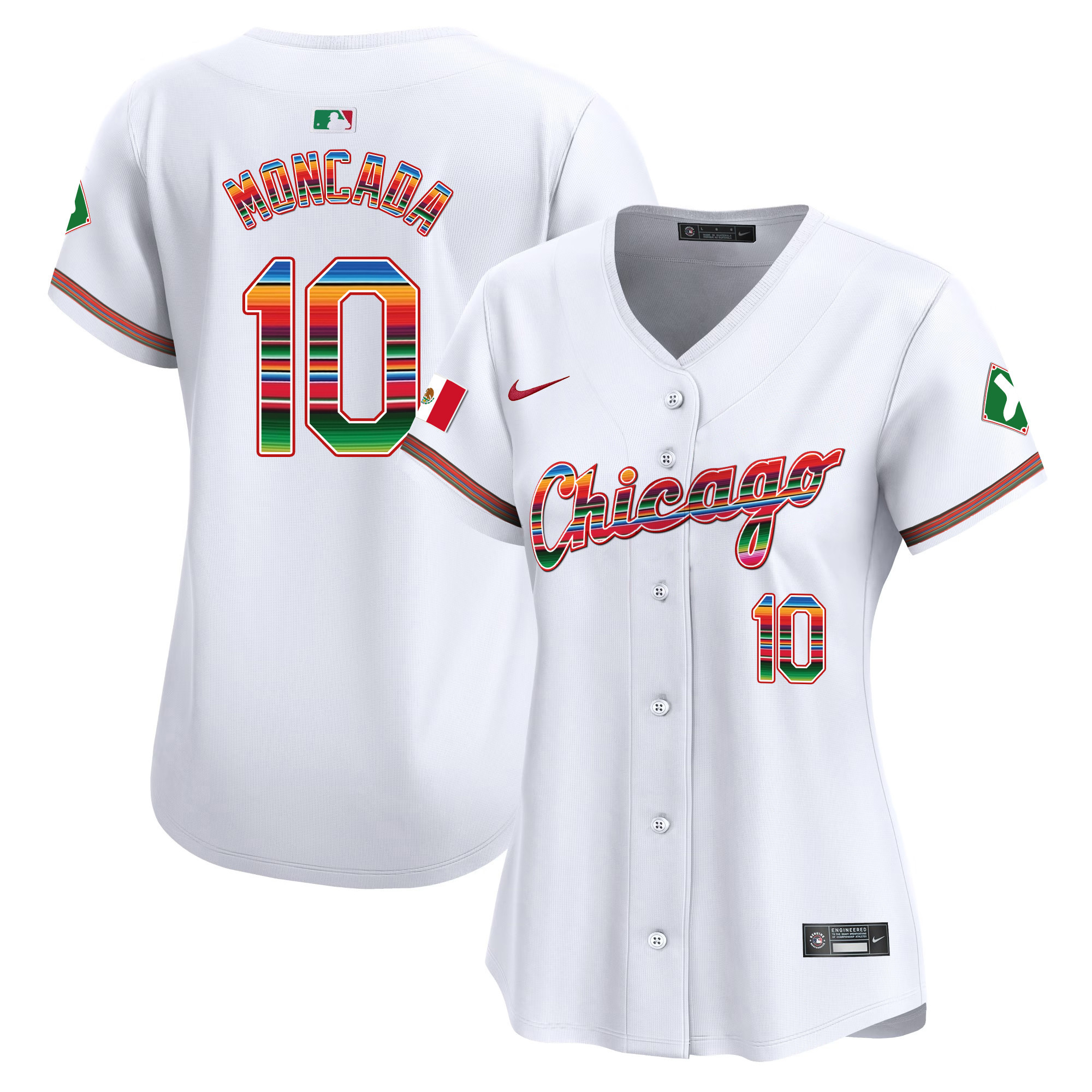 Yoan Moncada Women's Chicago White Sox Mexico Vapor Premier Limited V3 Jersey - All Stitched