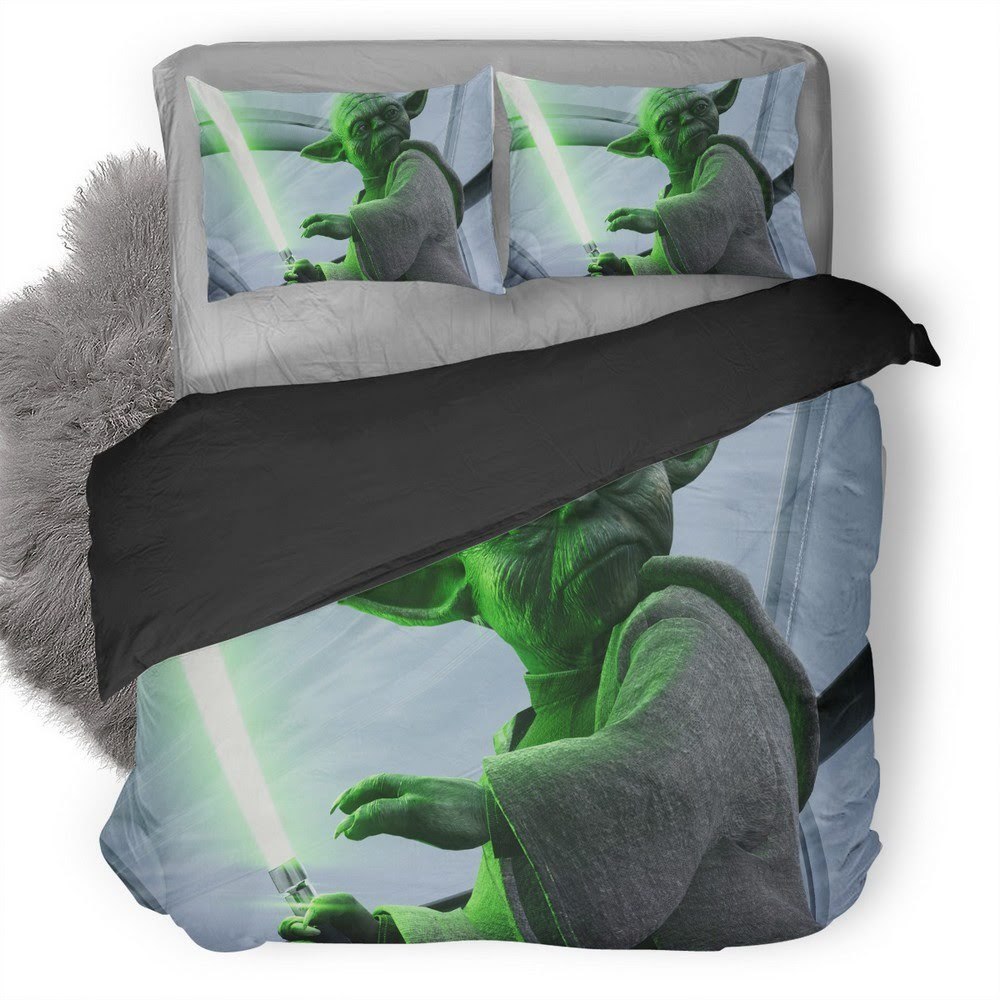 Yoda Star Wars Battlefront 3D Customized Duvet Cover Bedding Set