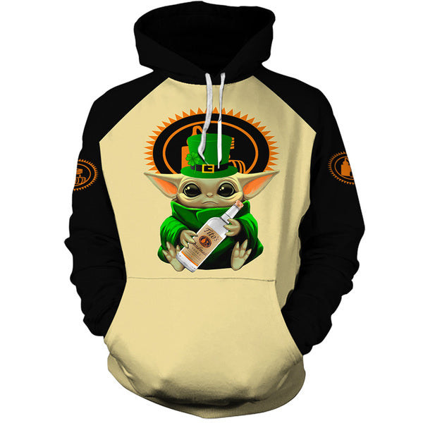 Yoda Tito’S St Patrick Day Hoodie