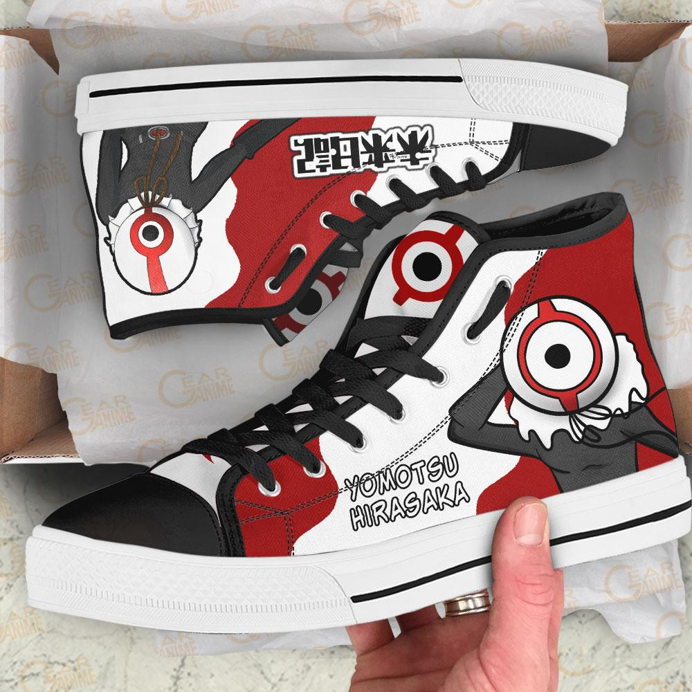 Yomotsu Hirasaka High Top Shoes Custom Future Diary Anime Sneakers