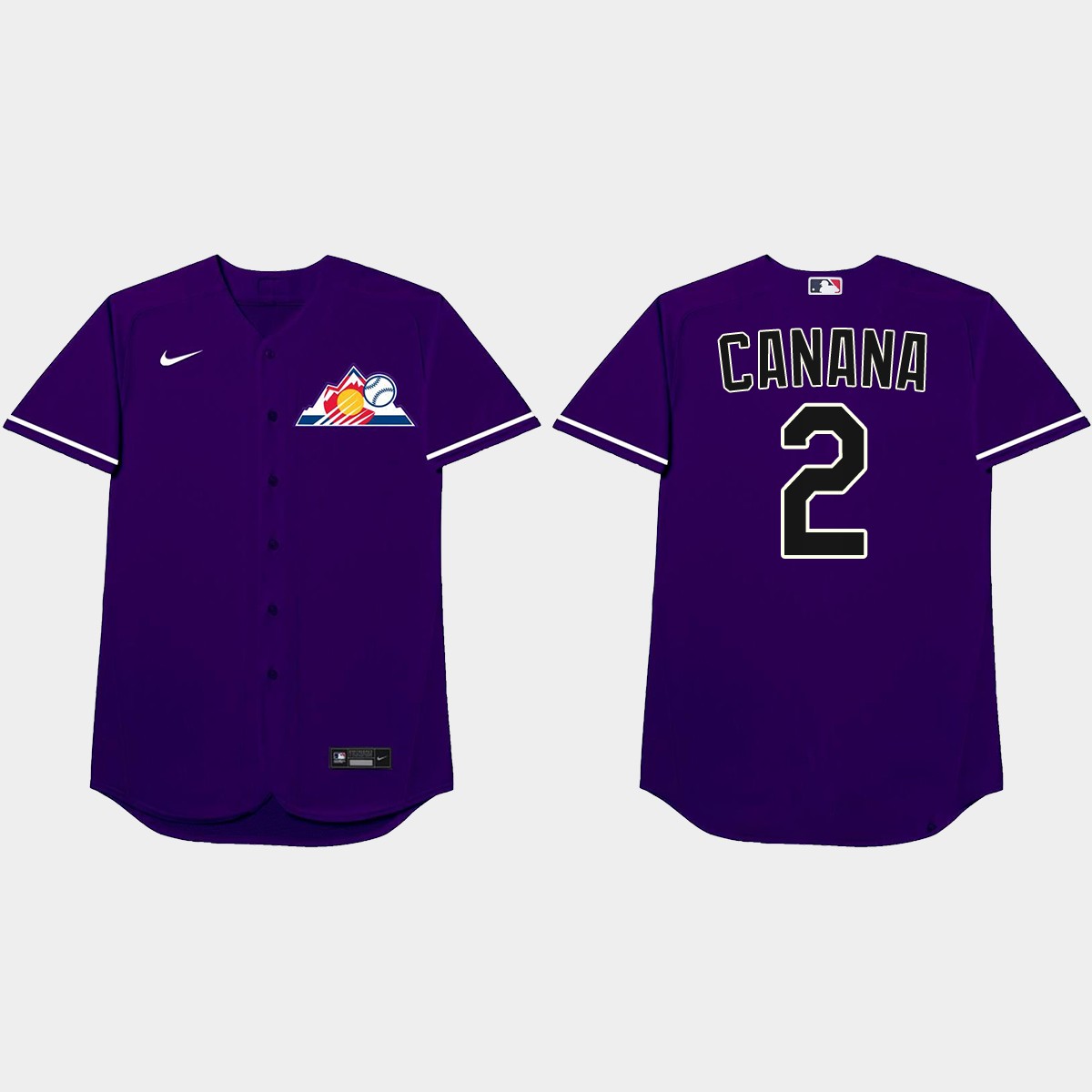 Yonathan Daza 2021 Players' Weekend Canana Nickname Jersey - Purple