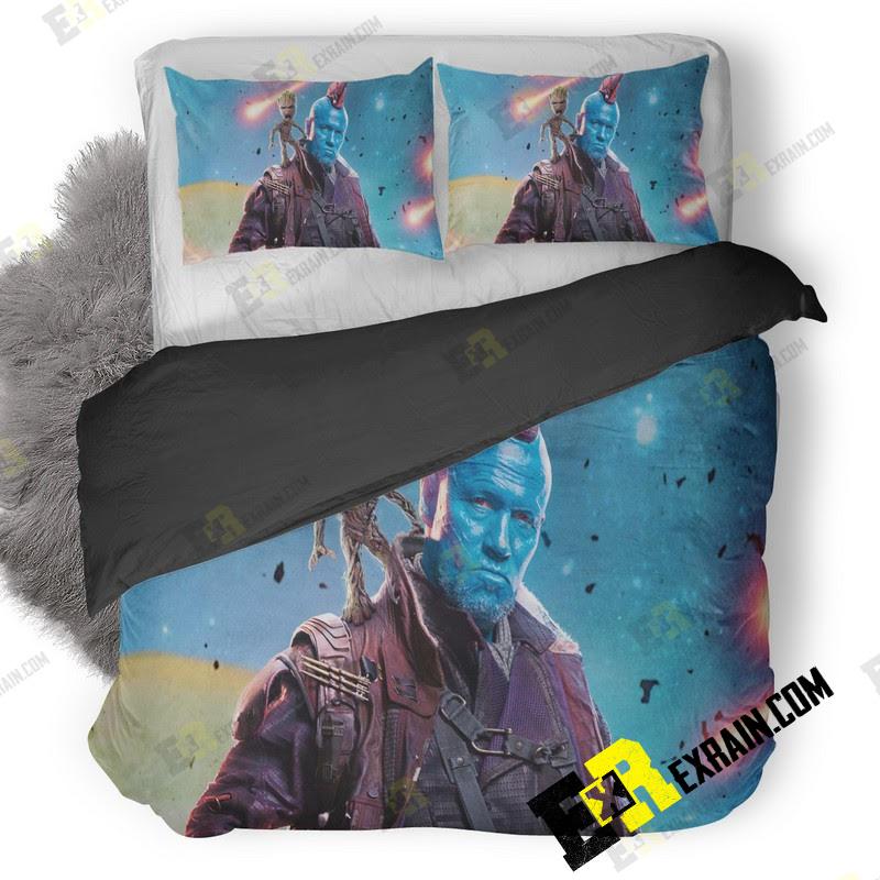 Yondu And Baby Groot Qhd 3D Customized Duvet Cover Bedding Set