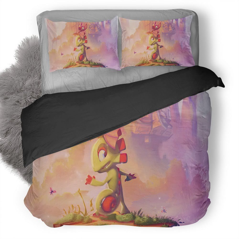 Yooka-Laylee 3D Customized Duvet Cover Bedding Set