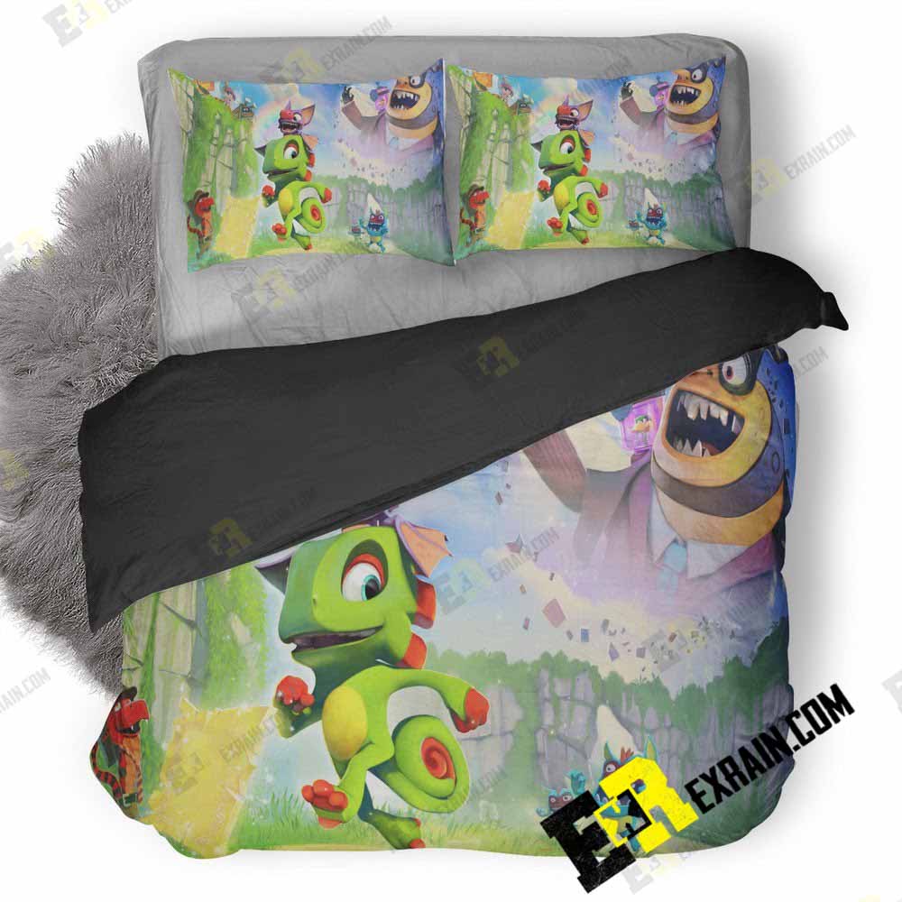Yooka Laylee New 3D Customized Duvet Cover Bedding Set