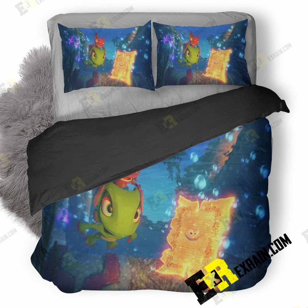 Yooka Laylee On 3D Customized Duvet Cover Bedding Set