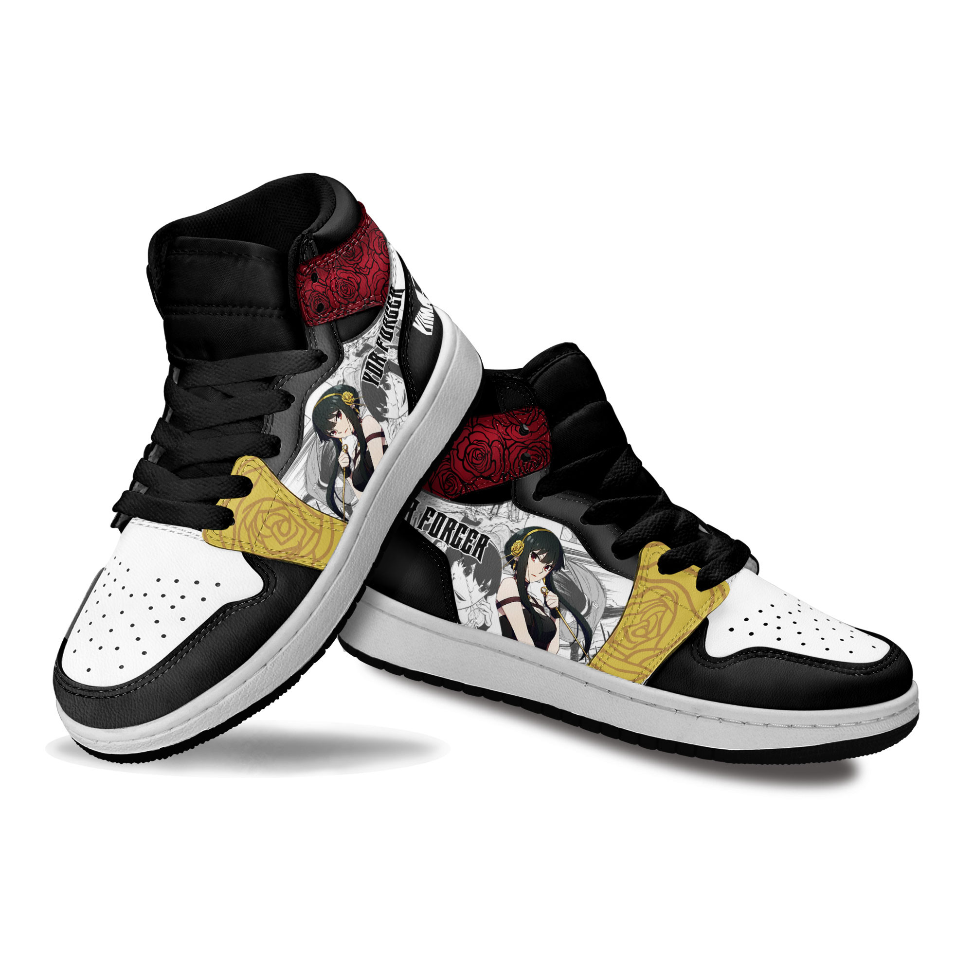 Yor Forger Kids Sneakers Custom Spy x Family Anime Shoes For Kids