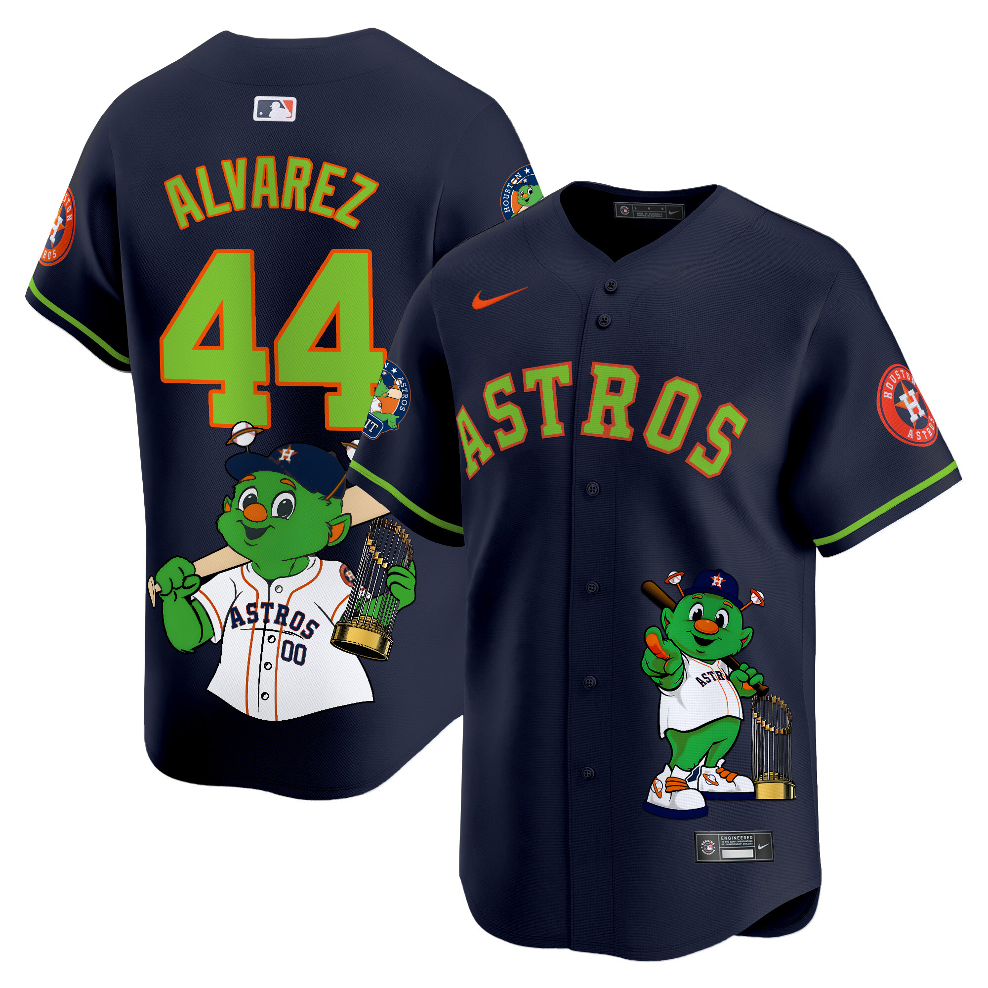 Yordan ¡lvarezUnisex Houston Astros Orbit Vapor Premier Limited Navy Jersey - Printed