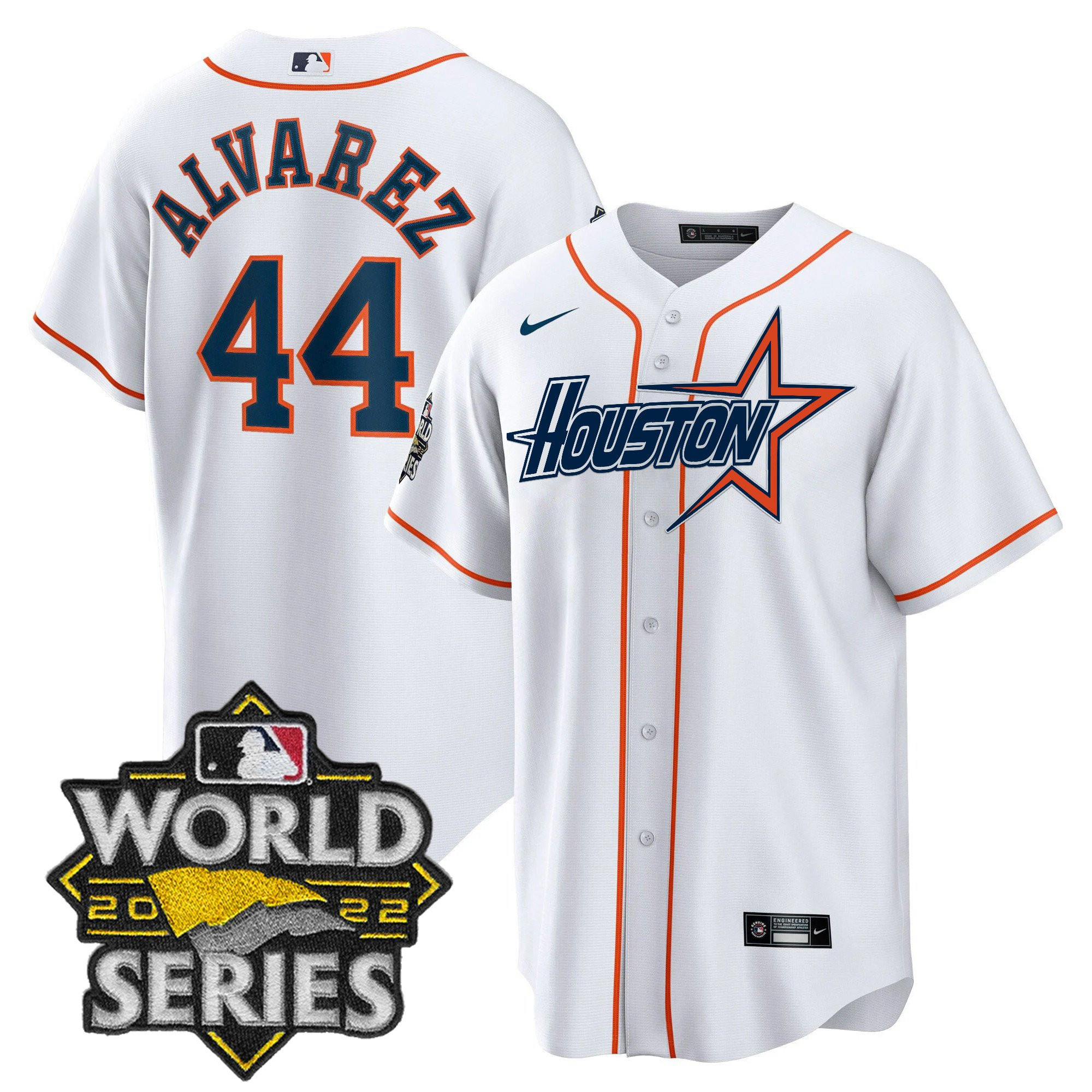 Yordan Álvarez Men's Houston Astros World Series Black Gold Special Cool Home Jersey - All Stitched