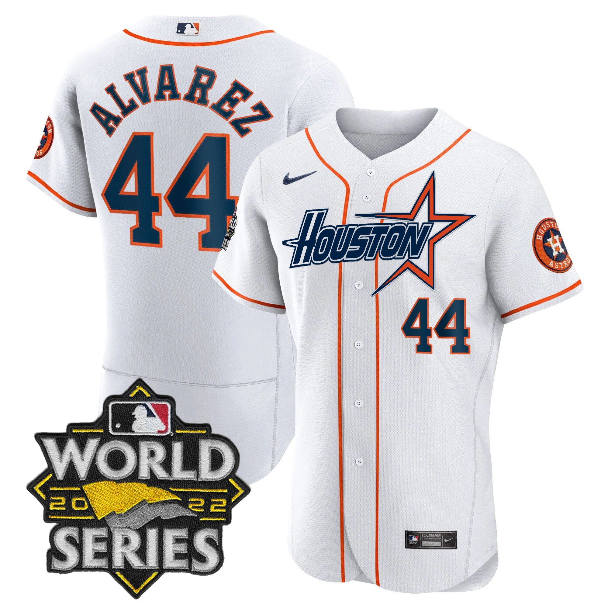 Yordan Álvarez Men's Houston Astros World Series Black Gold Special Flex Home Jersey - All Stitched