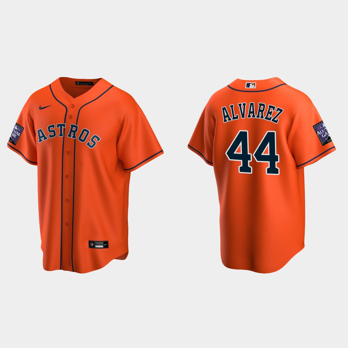 Yordan Alvarez Houston Astros 2021 All-Star Game Alternate Jersey - Orange