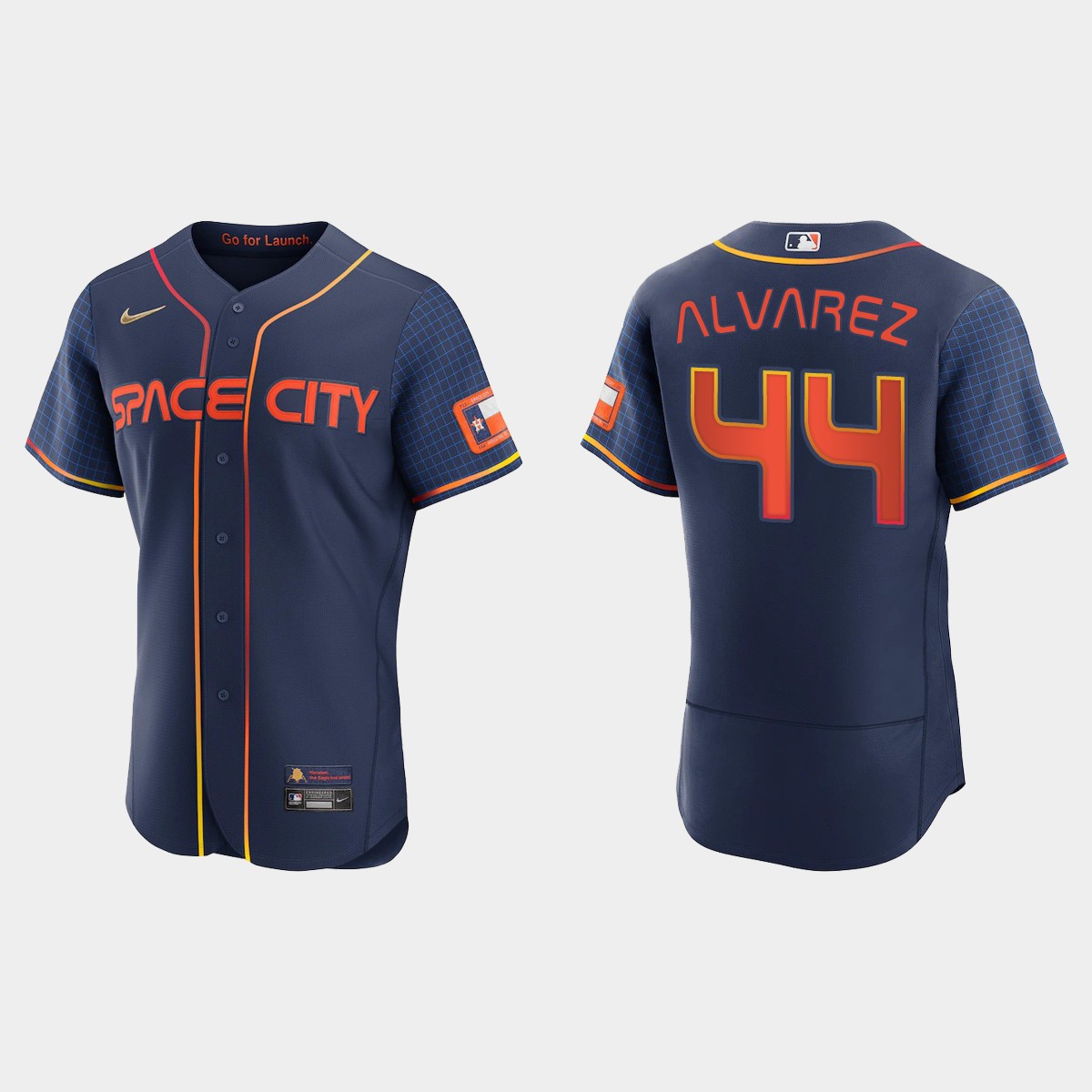 Yordan Alvarez Houston Astros 2022 City Connect Jersey - Navy