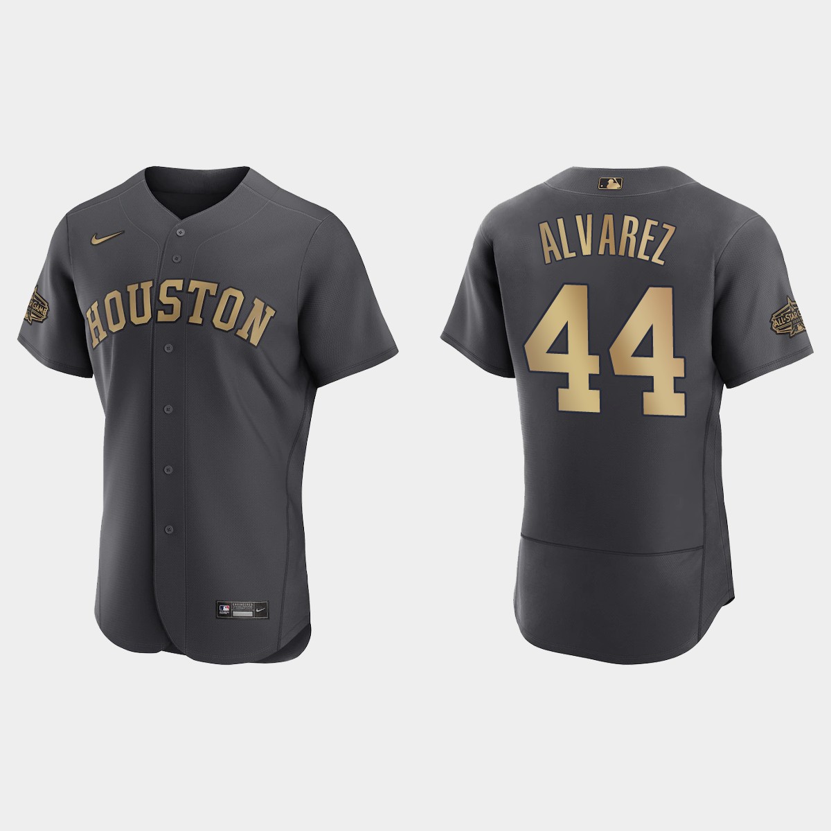 Yordan Alvarez Houston Astros 2022 MLB All-Star Game Jersey - Charcoal