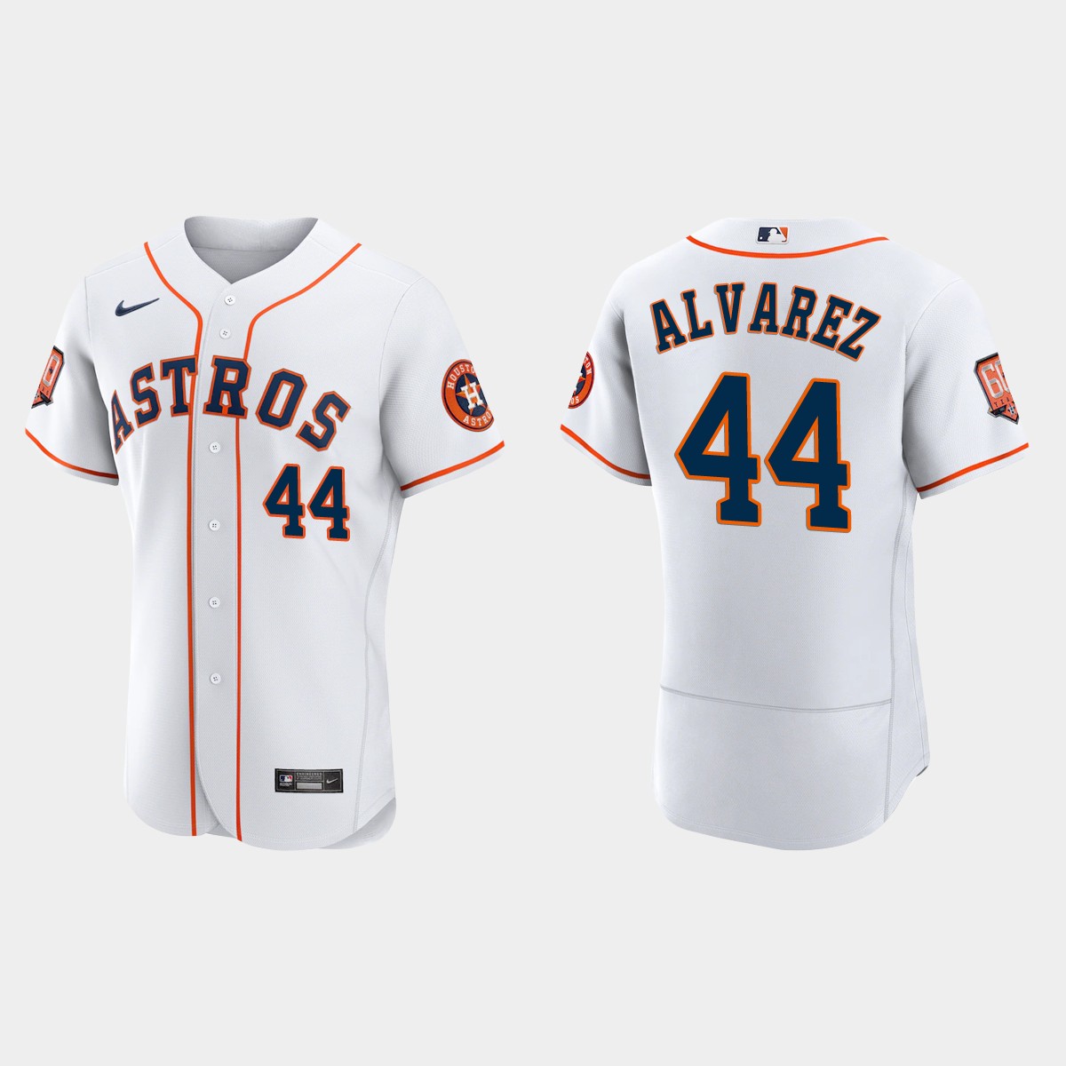 Yordan Alvarez Houston Astros 60th Anniversary Jersey - White