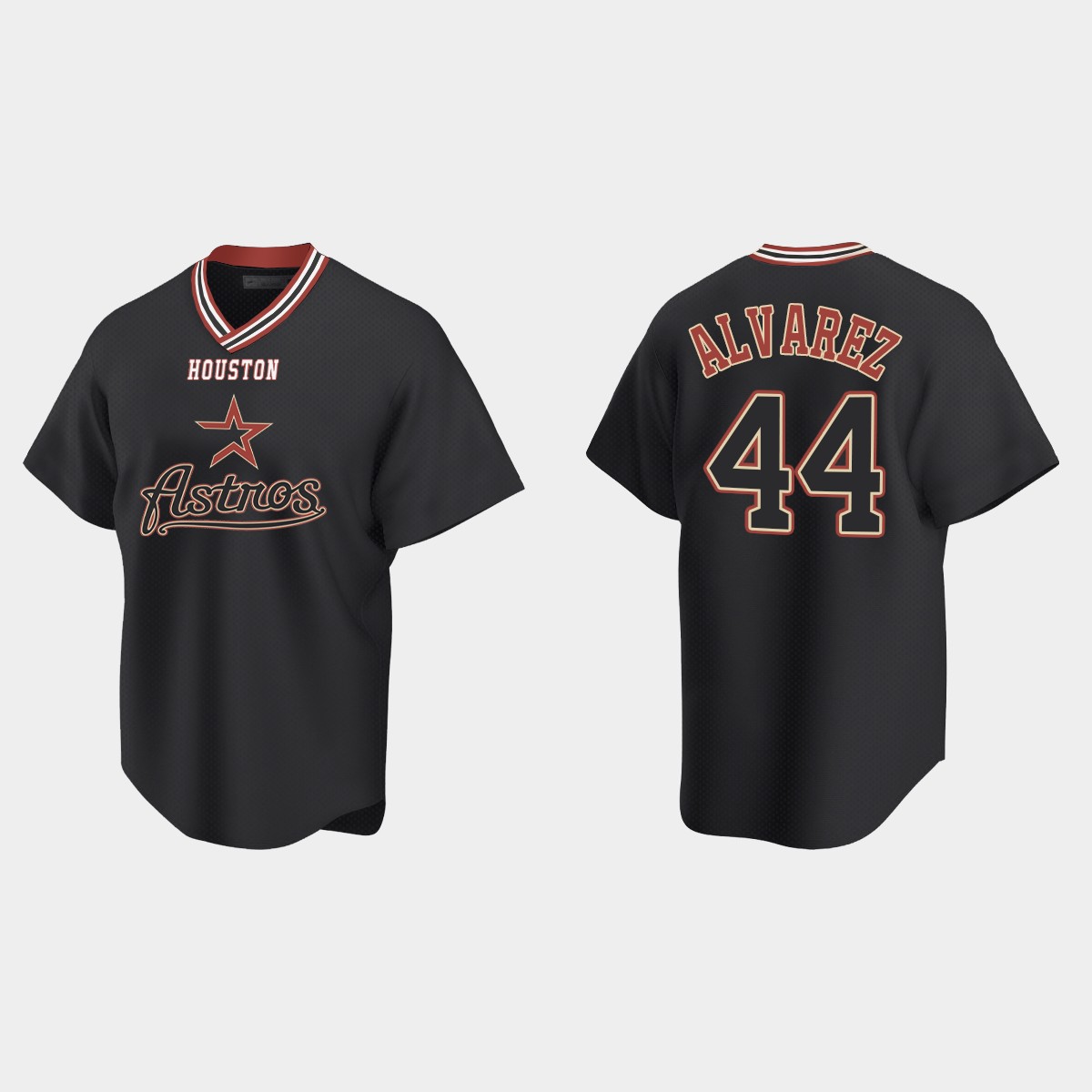 Yordan alvarez Houston Astros Vintage Jersey - Black