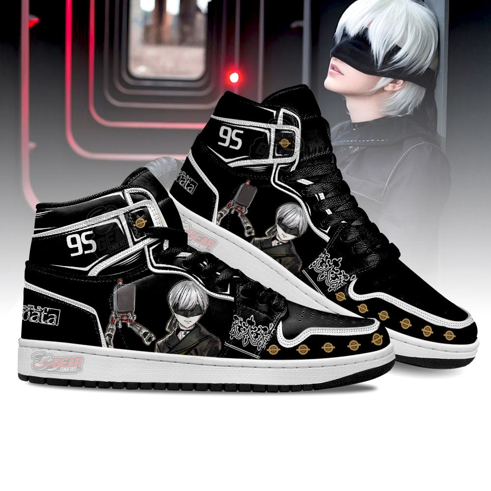 YoRHa 9-gou S-gata JD Sneakers Shoes For Fans, Air Jordan Hightop
