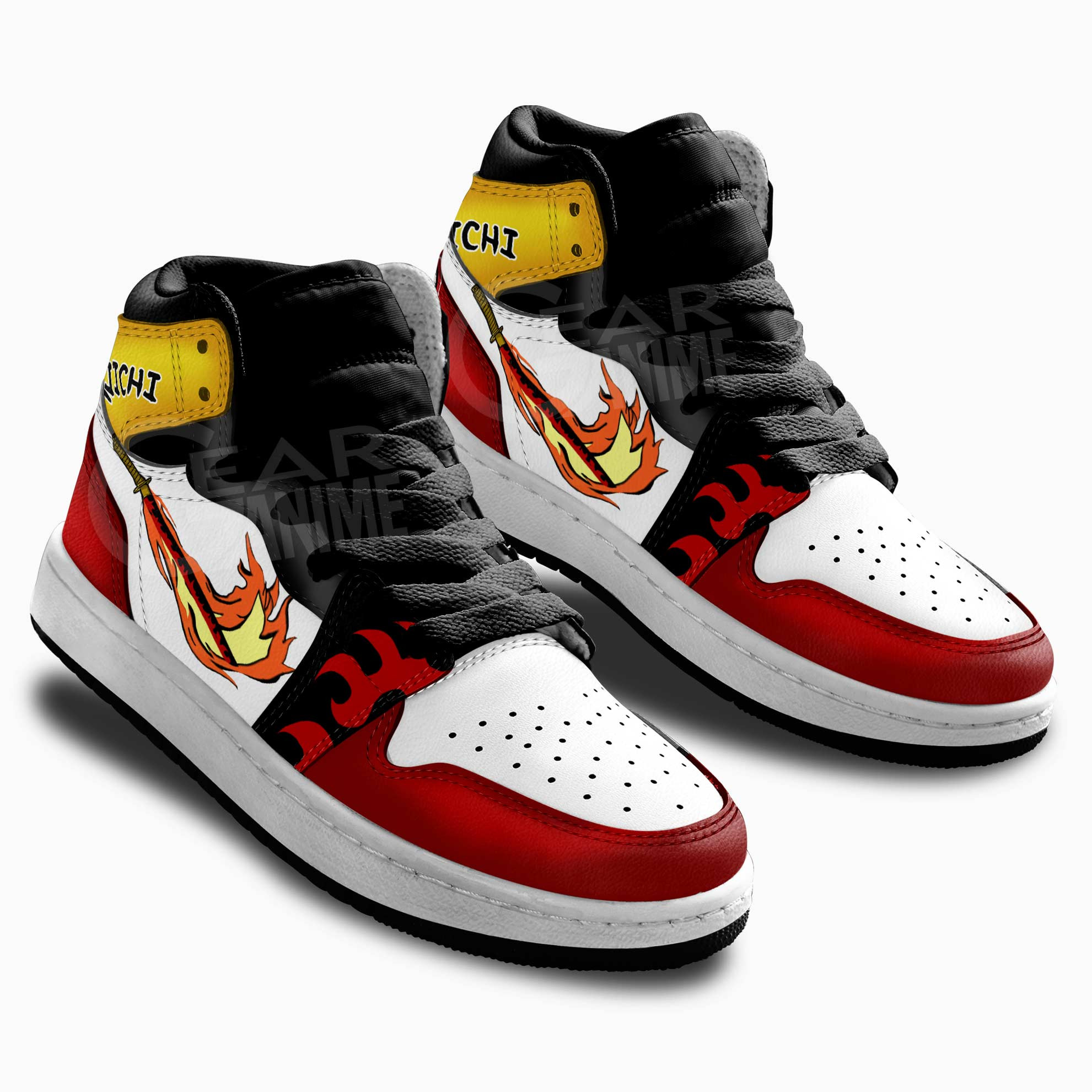Yoriichi Tsugikuni Skills Kids Sneakers Demon Slayer Anime Shoes For Kids