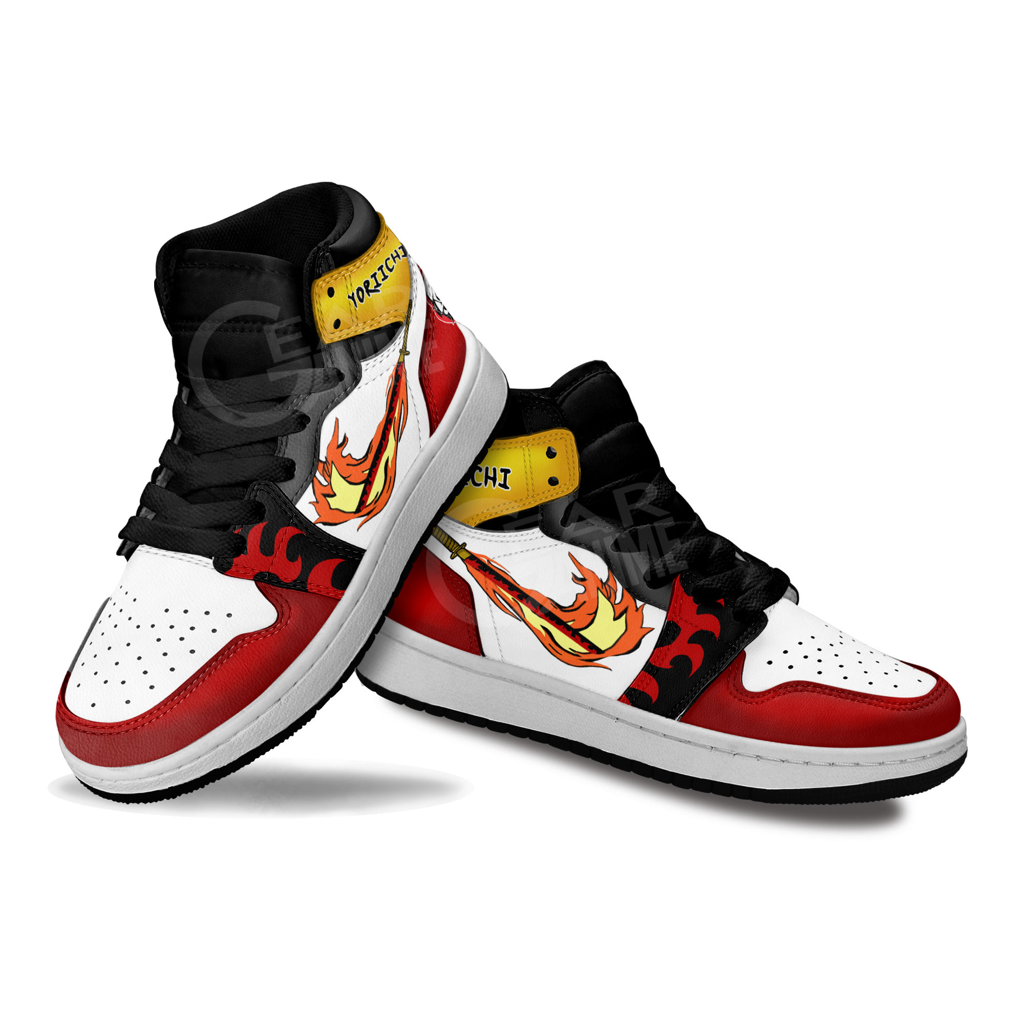 Yoriichi Tsugikuni Skills Kids Sneakers Demon Slayer Anime Shoes For Kids